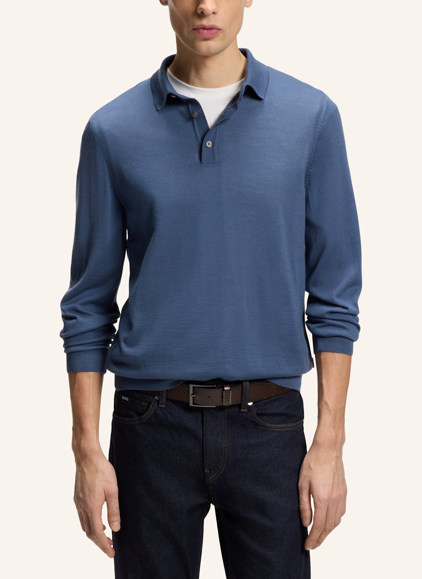 BOSS Business Gürtel COLE-ANT_SZ35: DUNKELBRAUN