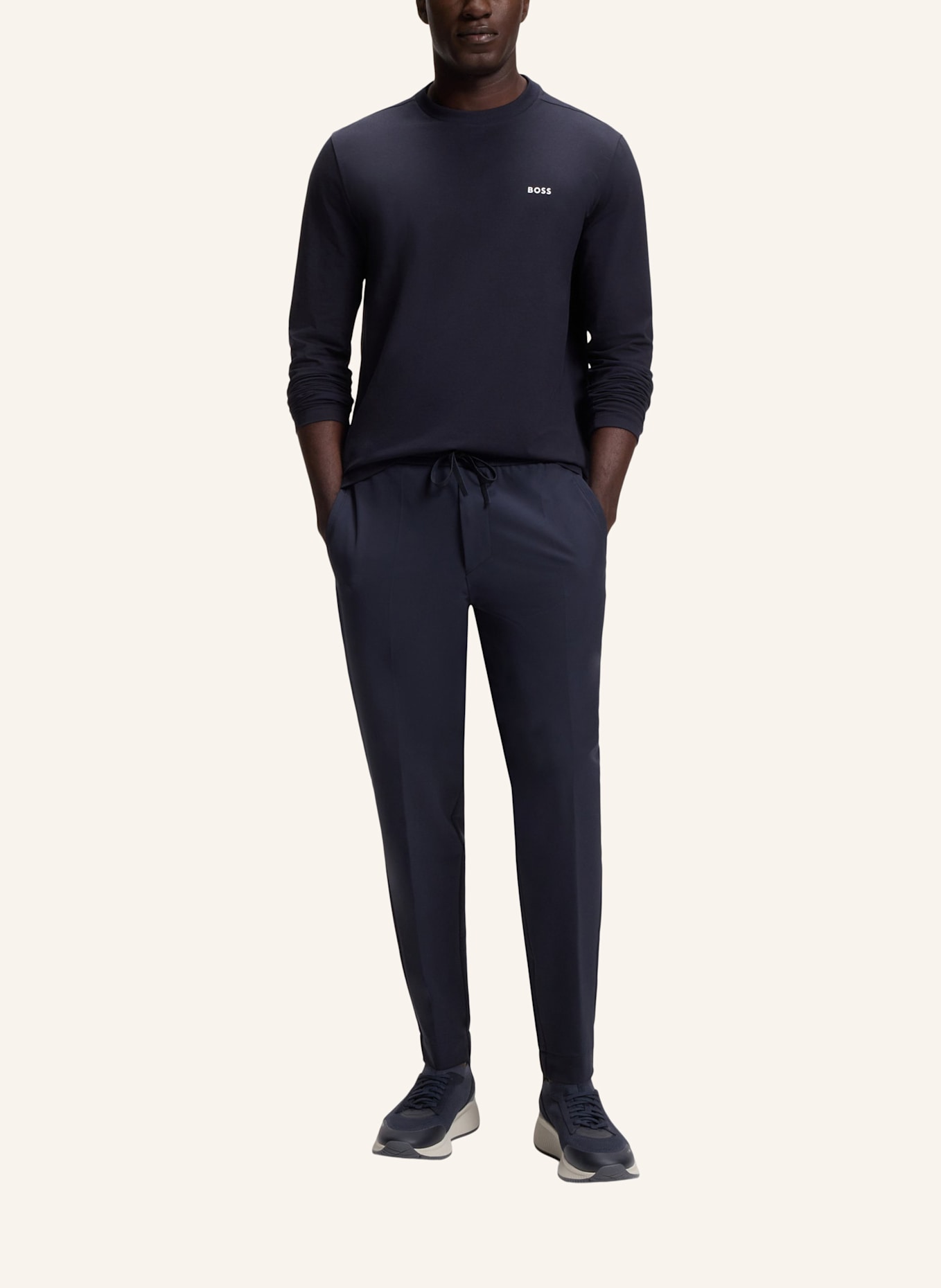 BOSS Sneaker TTNM EVO_SLON_KNRSD: DUNKELBLAU