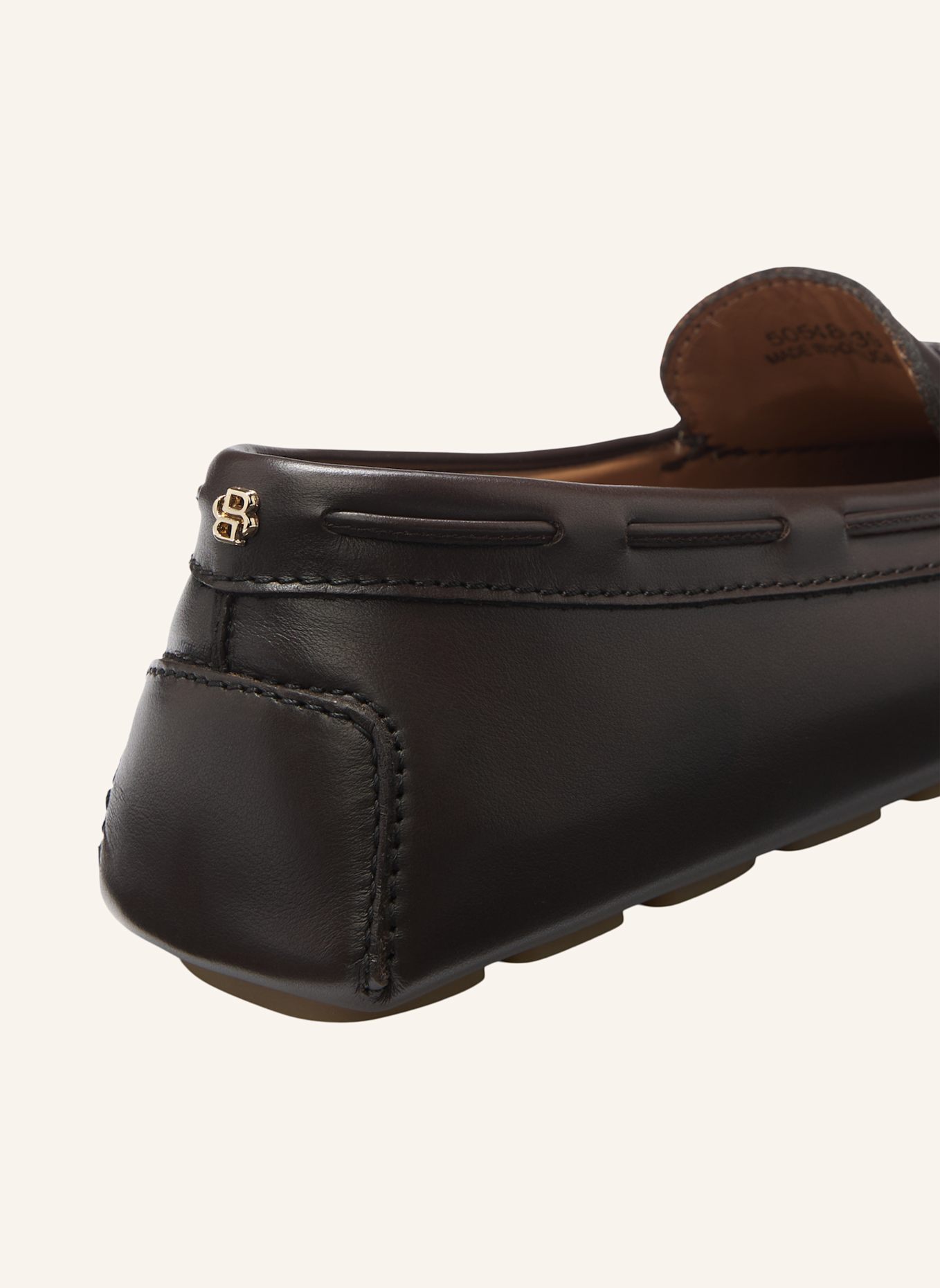 BOSS Flacher Schuh ROXANNE_DRIVER_NA: DUNKELBRAUN