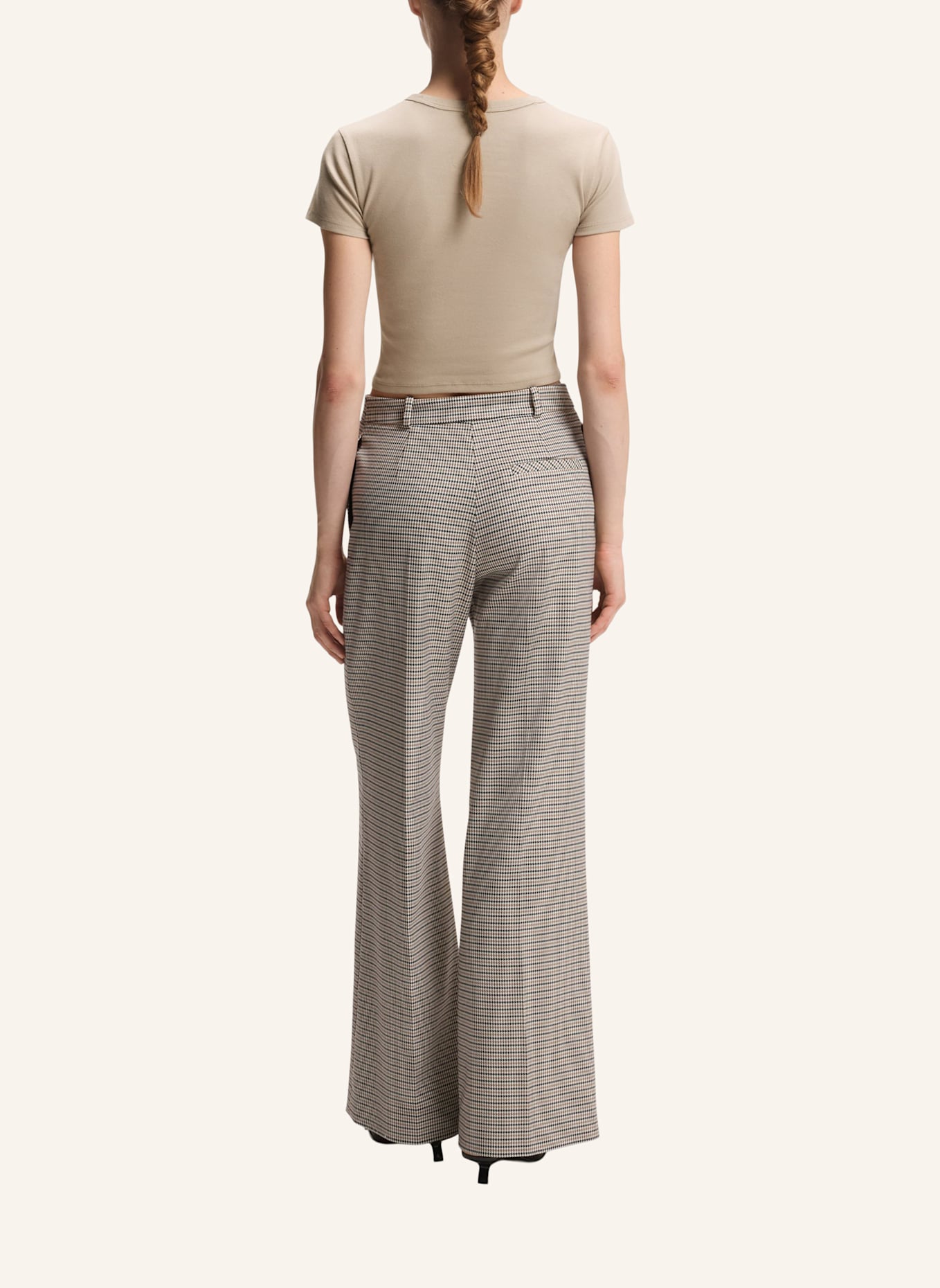 HUGO T-Shirt DELANOR_3: HELLBRAUN