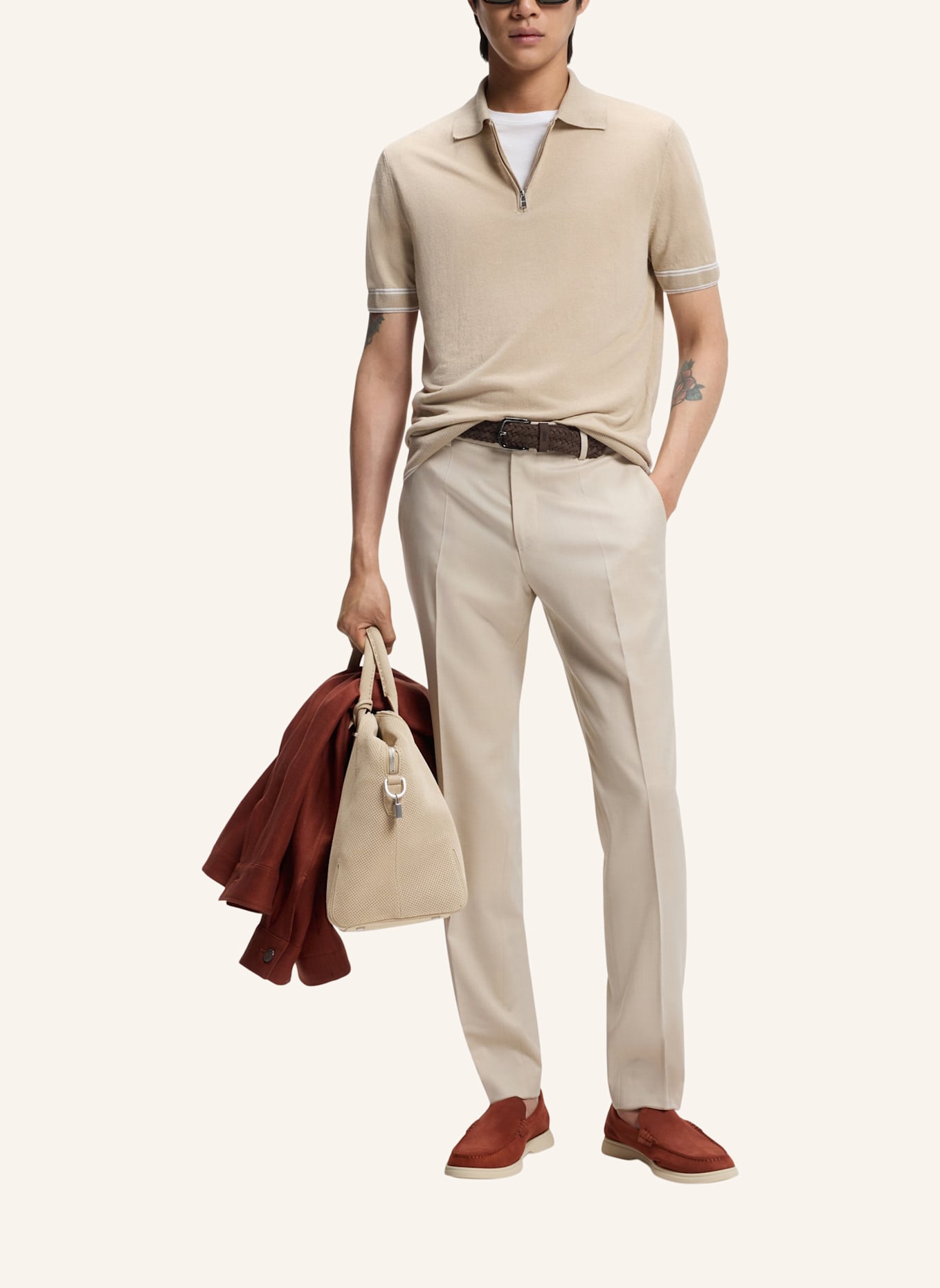 BOSS Reisetasche MADISON-B1_SP_HOLDAL: BEIGE