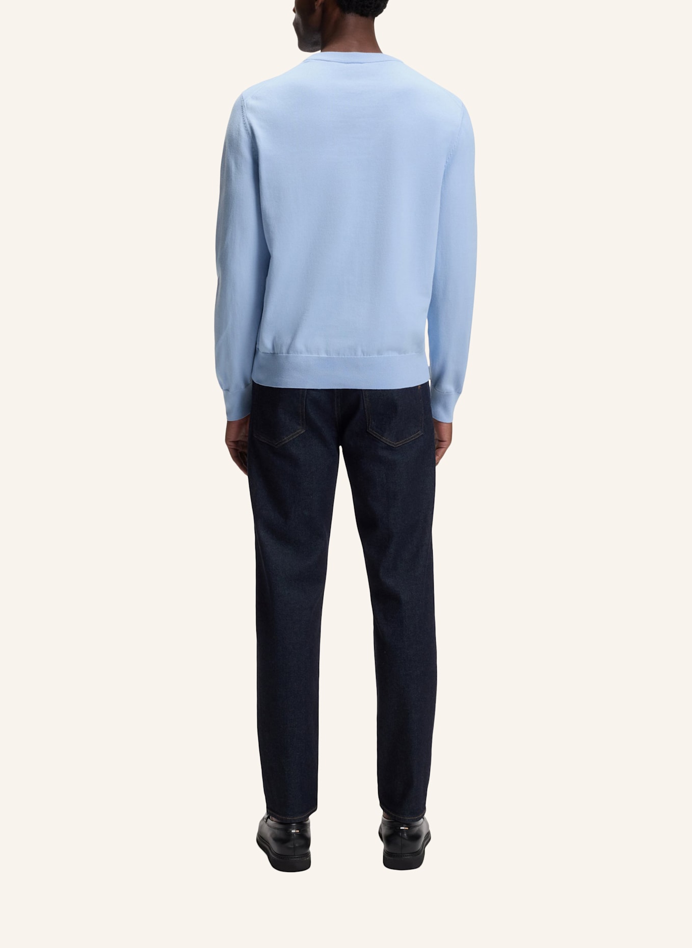 BOSS Pullover UPACAS-L Regular Fit: HELLBLAU