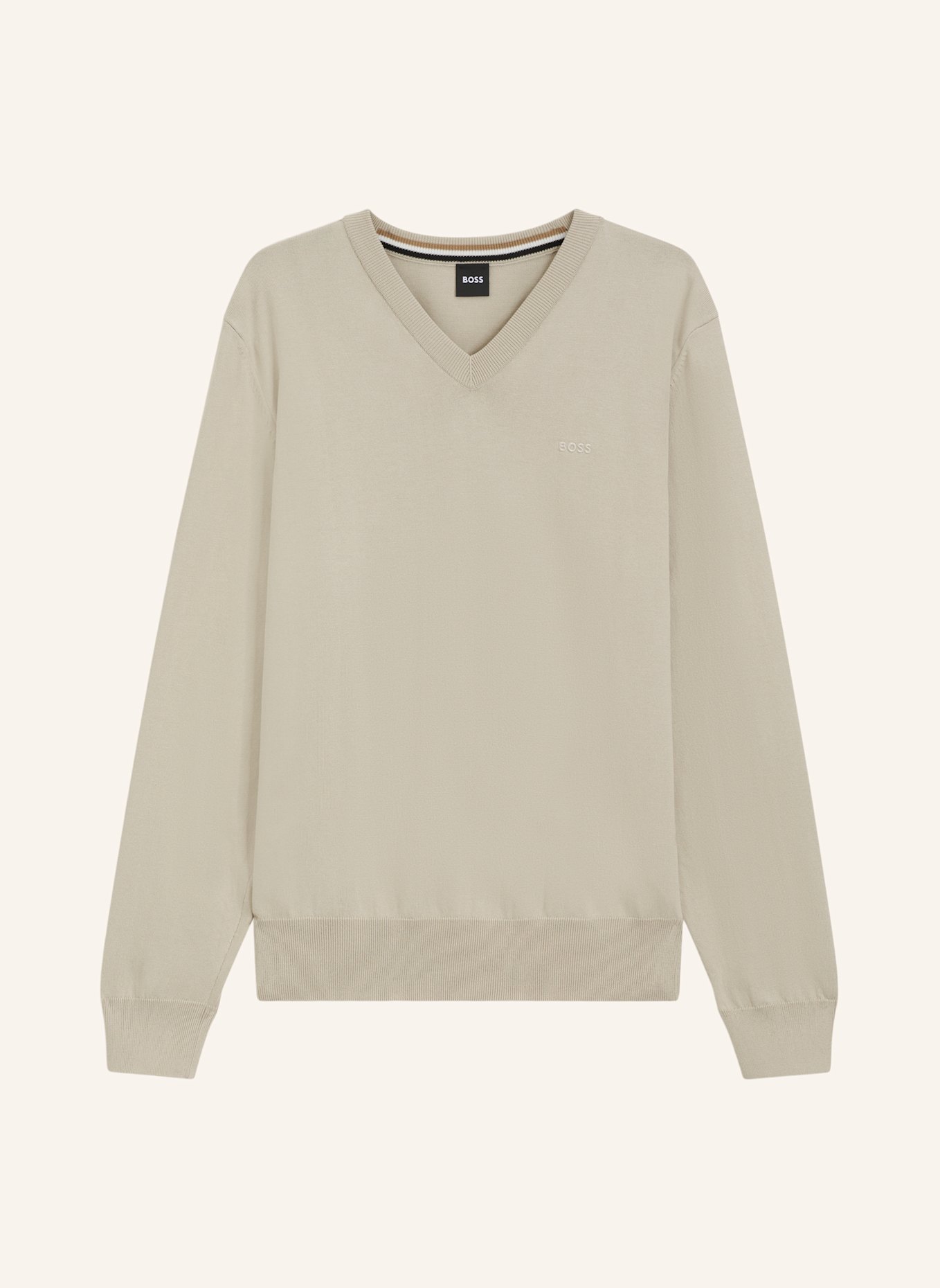 BOSS Pullover UPACELLO-L Regular Fit: BEIGE