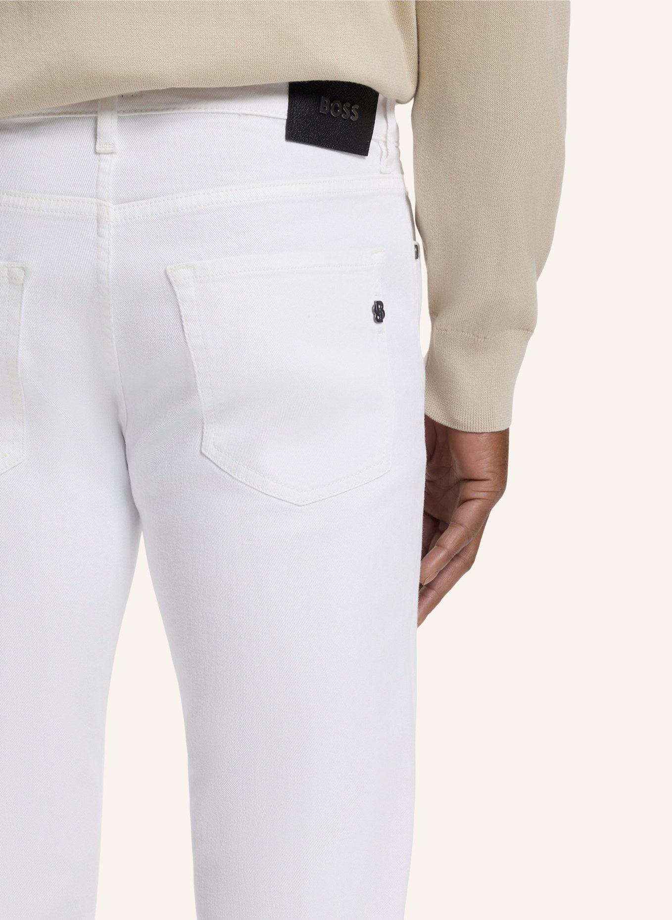 BOSS Jeans H-DELAWARE Slim Fit: WEISS