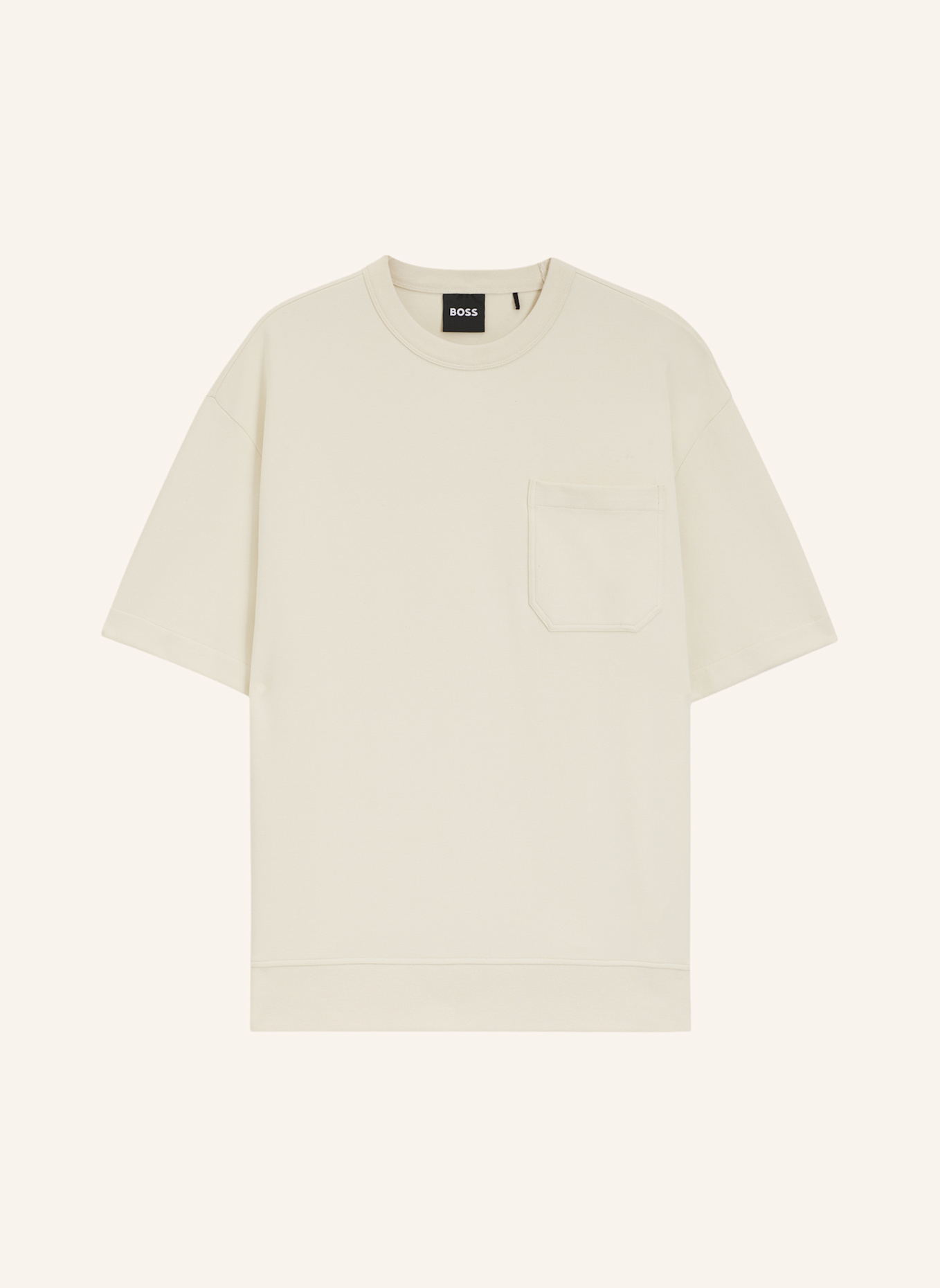 BOSS T-Shirt C-TAMES 32 Regular Fit: WEISS