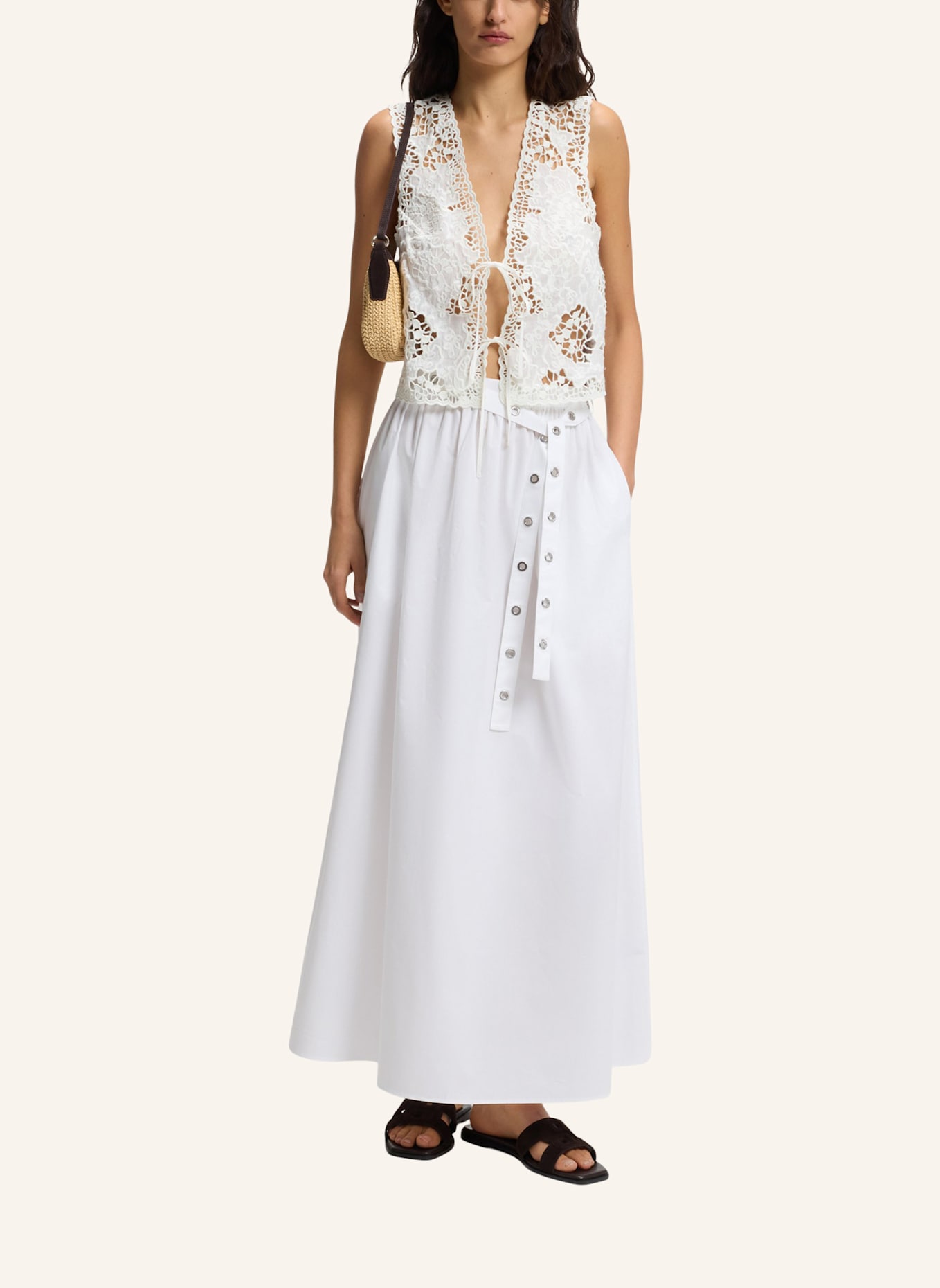 BOSS Maxi-Rock C_VIDOL Regular Fit: WEISS