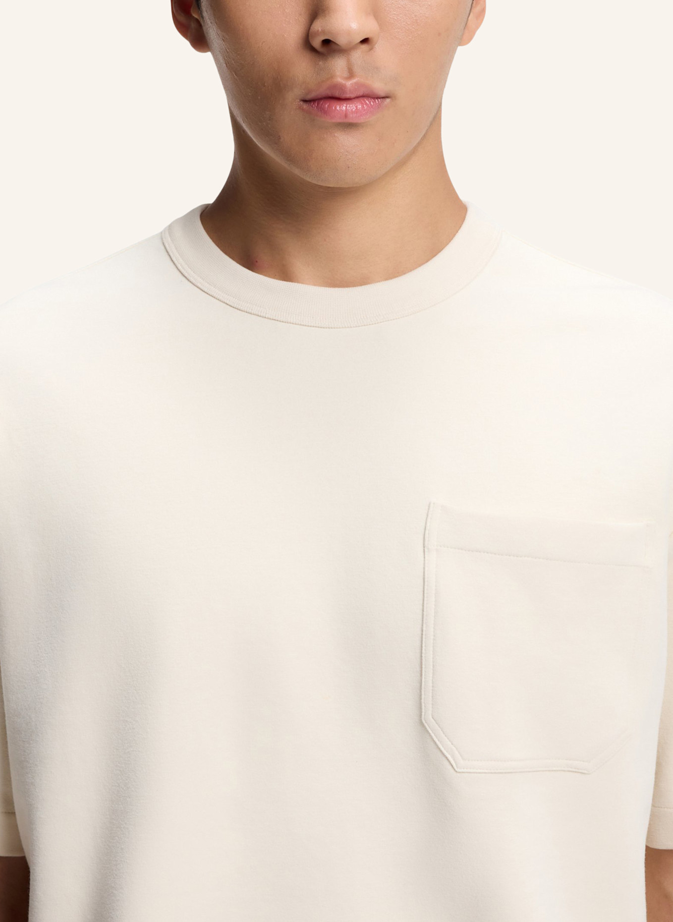 BOSS T-Shirt C-TAMES 32 Regular Fit: WEISS