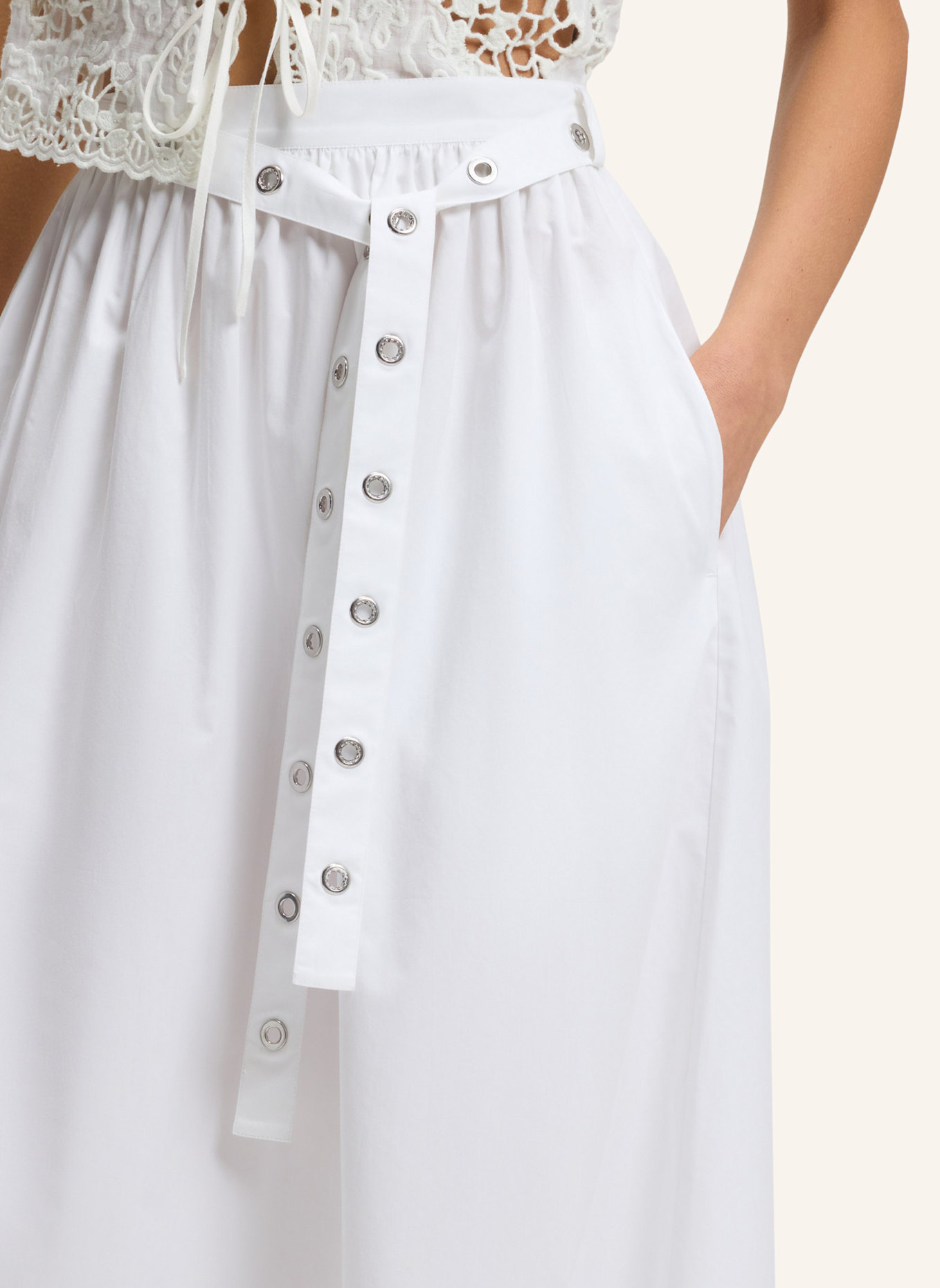 BOSS Maxi-Rock C_VIDOL Regular Fit: WEISS