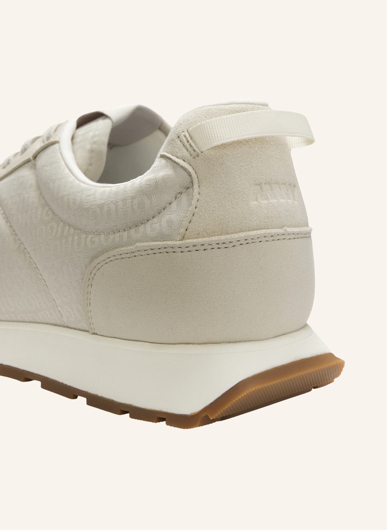 HUGO Sneaker ICELIN_RUNN_JQMONO: BEIGE