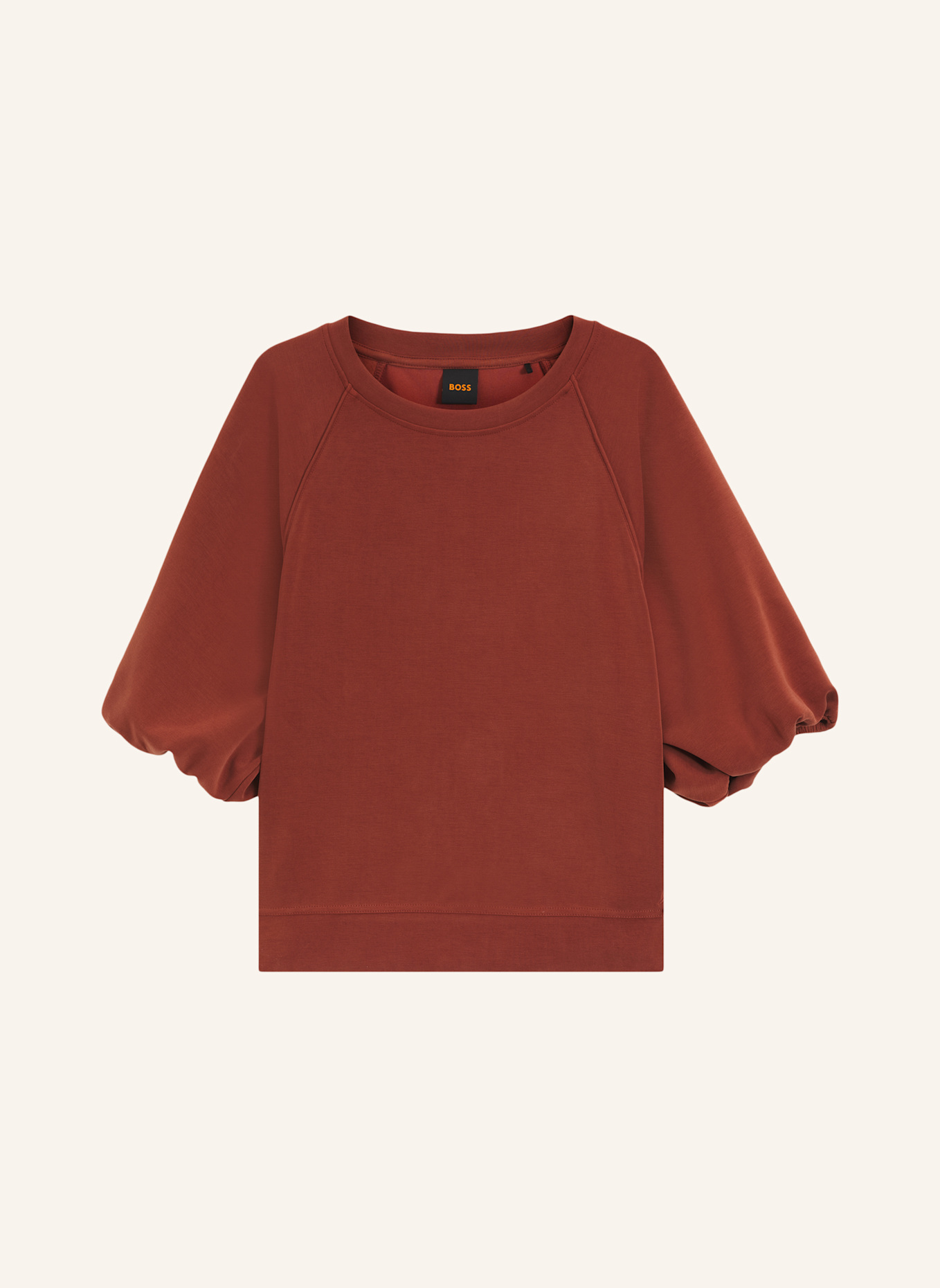 BOSS Sweatshirt C_ETAMI Oversize Fit: DUNKELROT