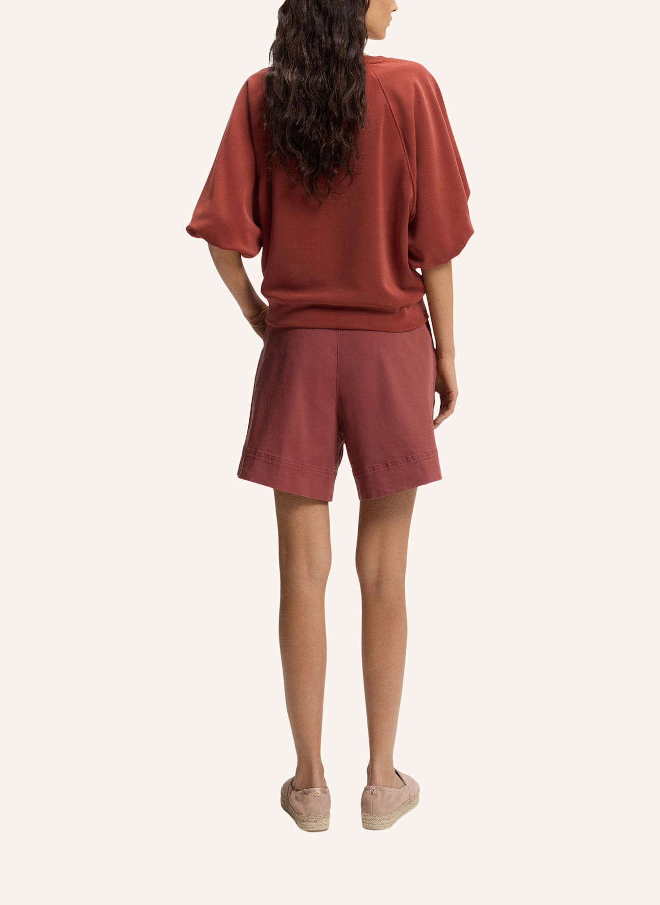 BOSS Sweatshirt C_ETAMI Oversize Fit: DUNKELROT