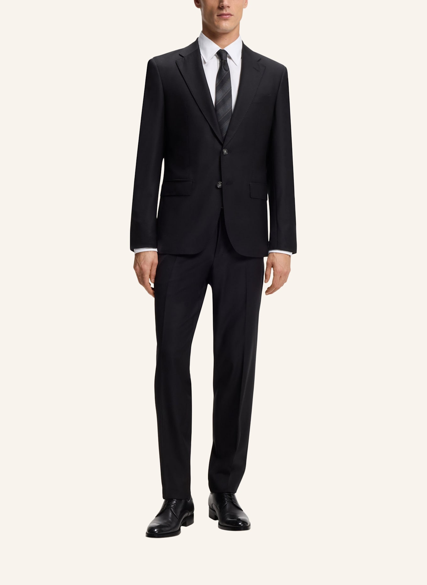 BOSS Business Hemd L-HAYS-KENT-C1-243 Slim Fit: WEISS