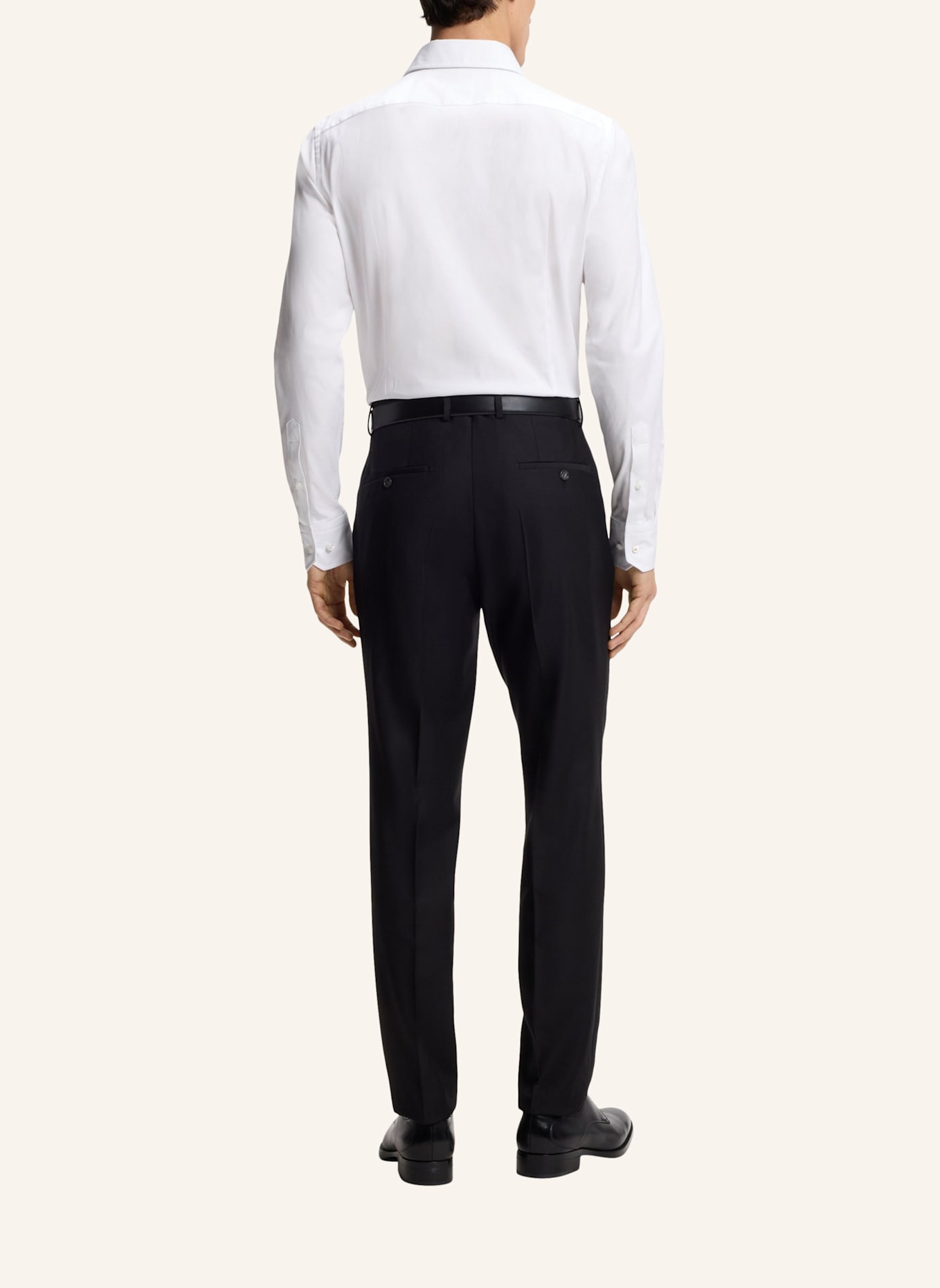 BOSS Business Hemd L-HAYS-KENT-C1-243 Slim Fit: WEISS