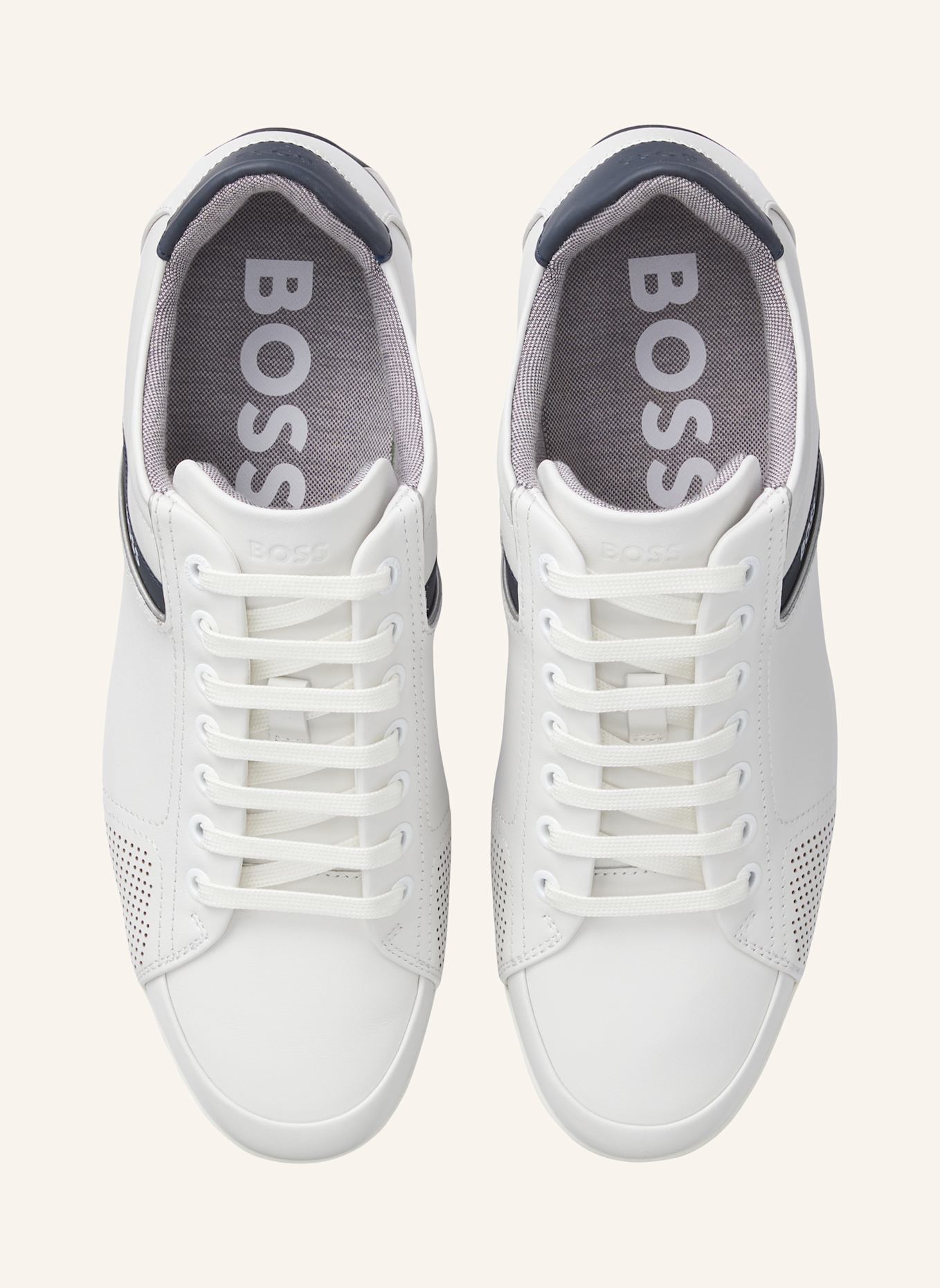 BOSS Sneaker SATURN_LOWP_LUX4 A_N: WEISS