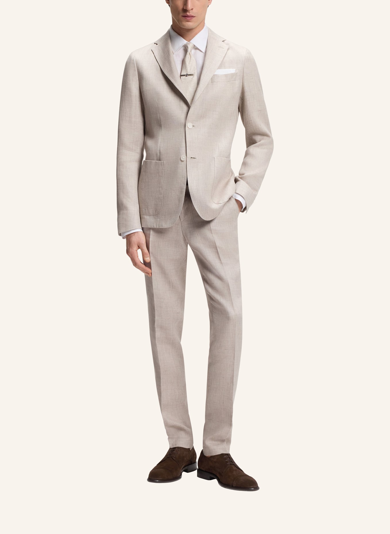 BOSS Business-Schnürschuh DERREK_DERB_SDCTFD: DUNKELBRAUN