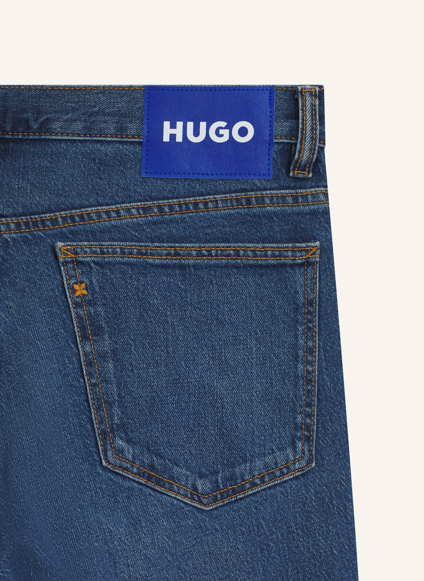 HUGO Jeans ASH Slim Fit: DUNKELBLAU