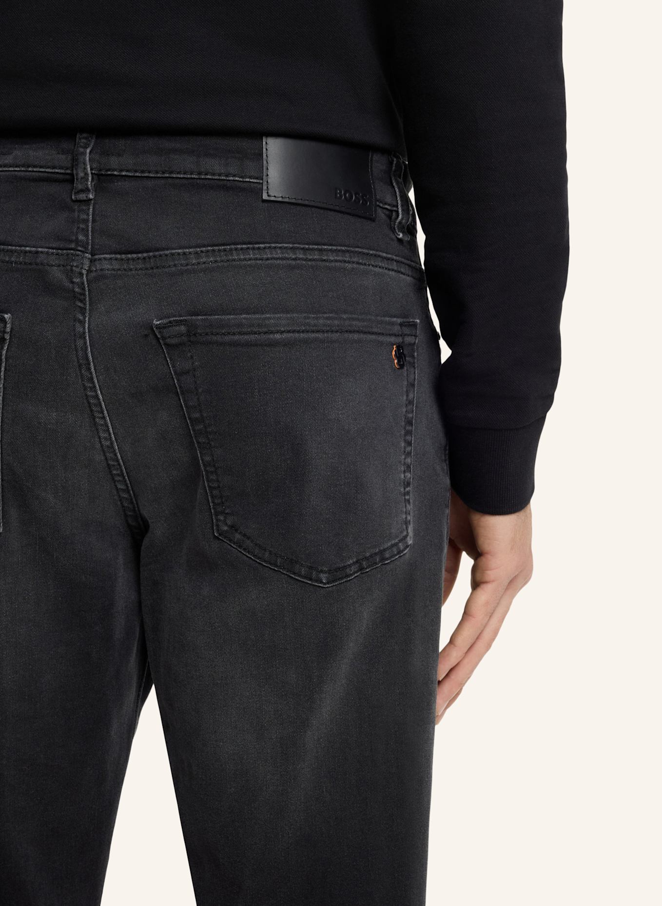 BOSS Jeans RE.MAINE BO Regular Fit: SCHWARZ