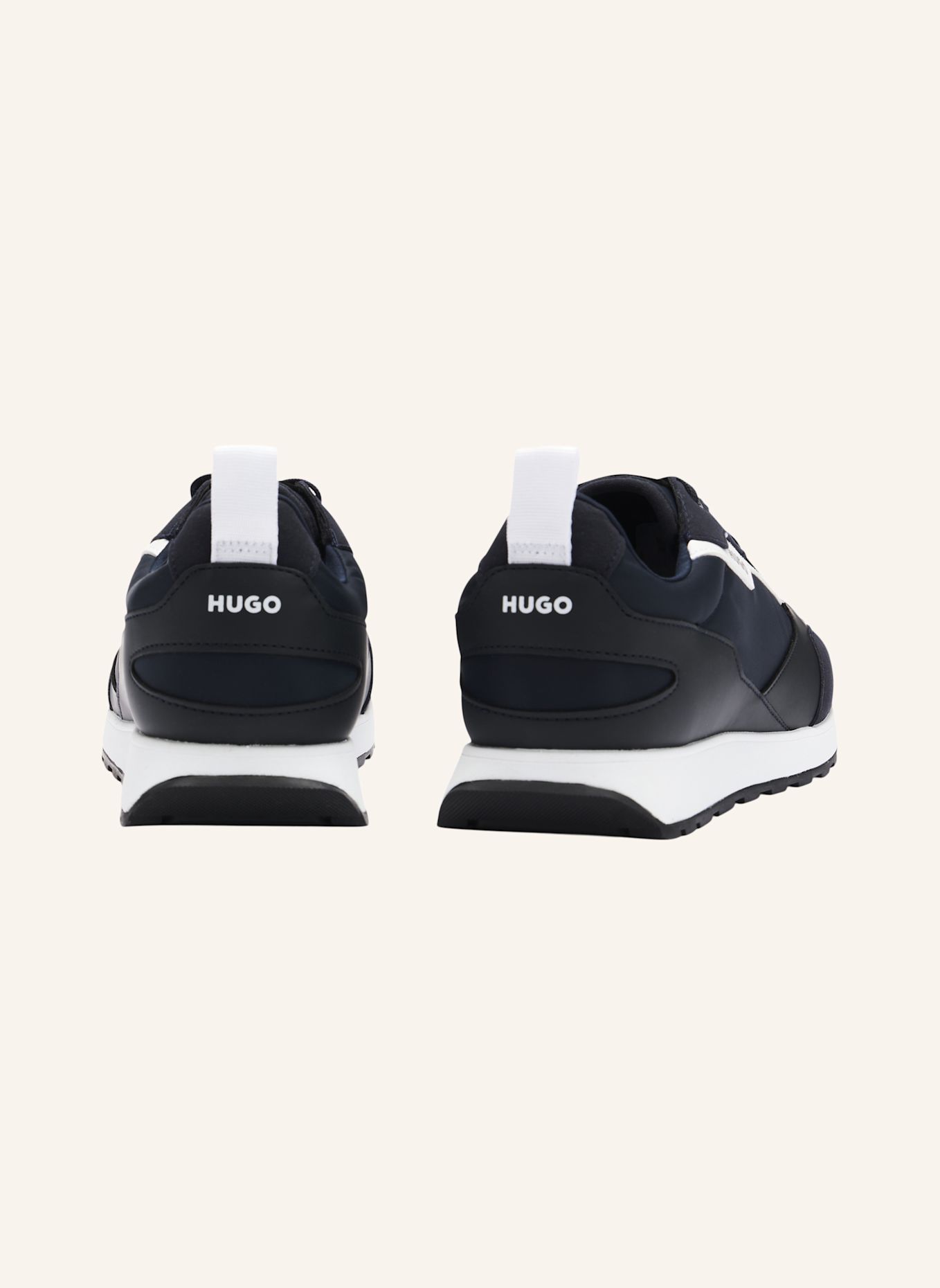 HUGO Sneaker ICELIN_RUNN_PUMF_N: DUNKELBLAU