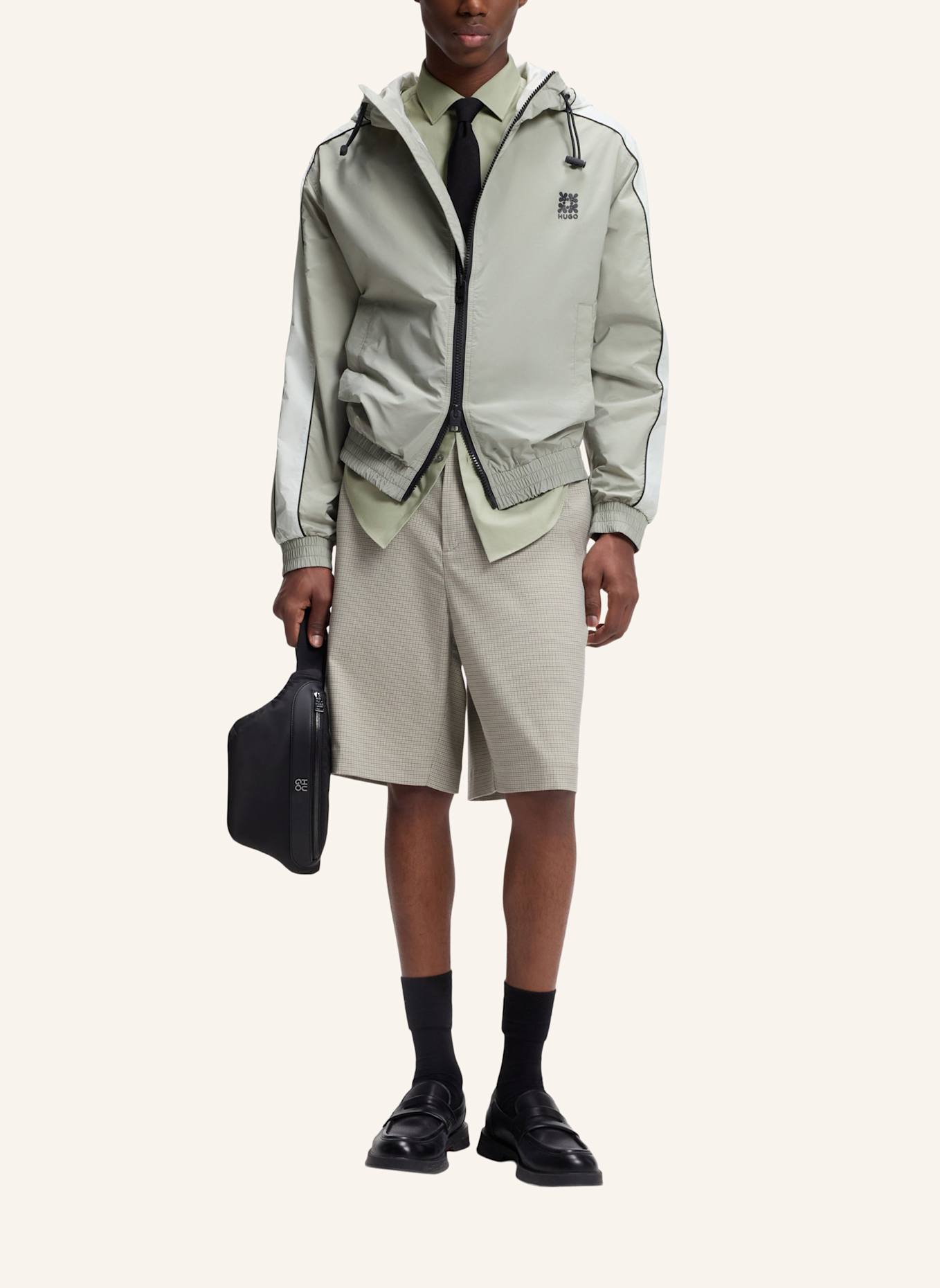 HUGO Business Hemd KENNO Slim Fit: HELLGRÜN