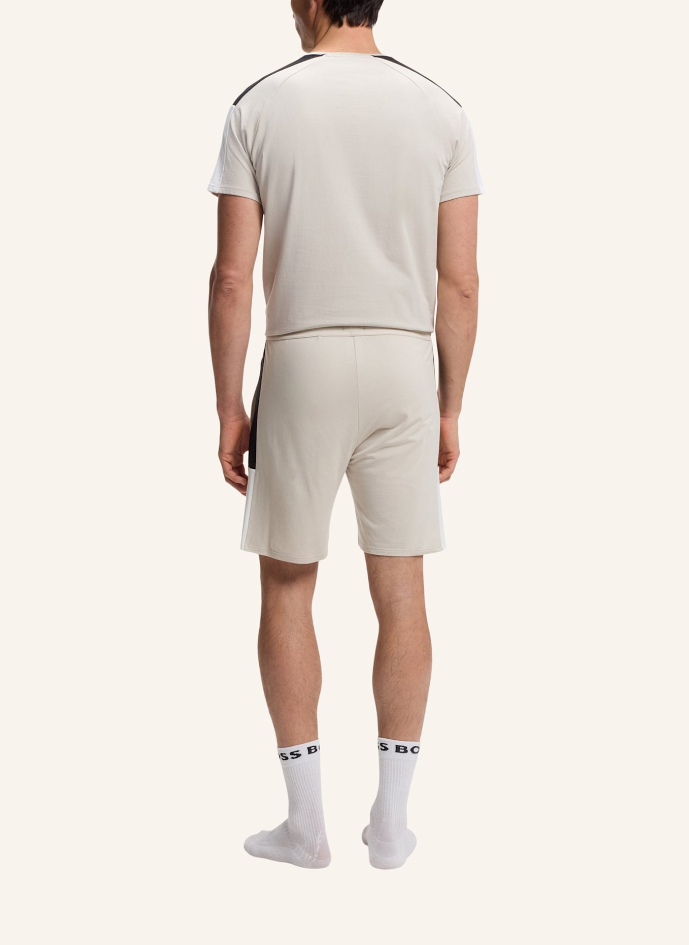BOSS Pyjamas Unterteil BALANCE SHORTS: HELLGRAU