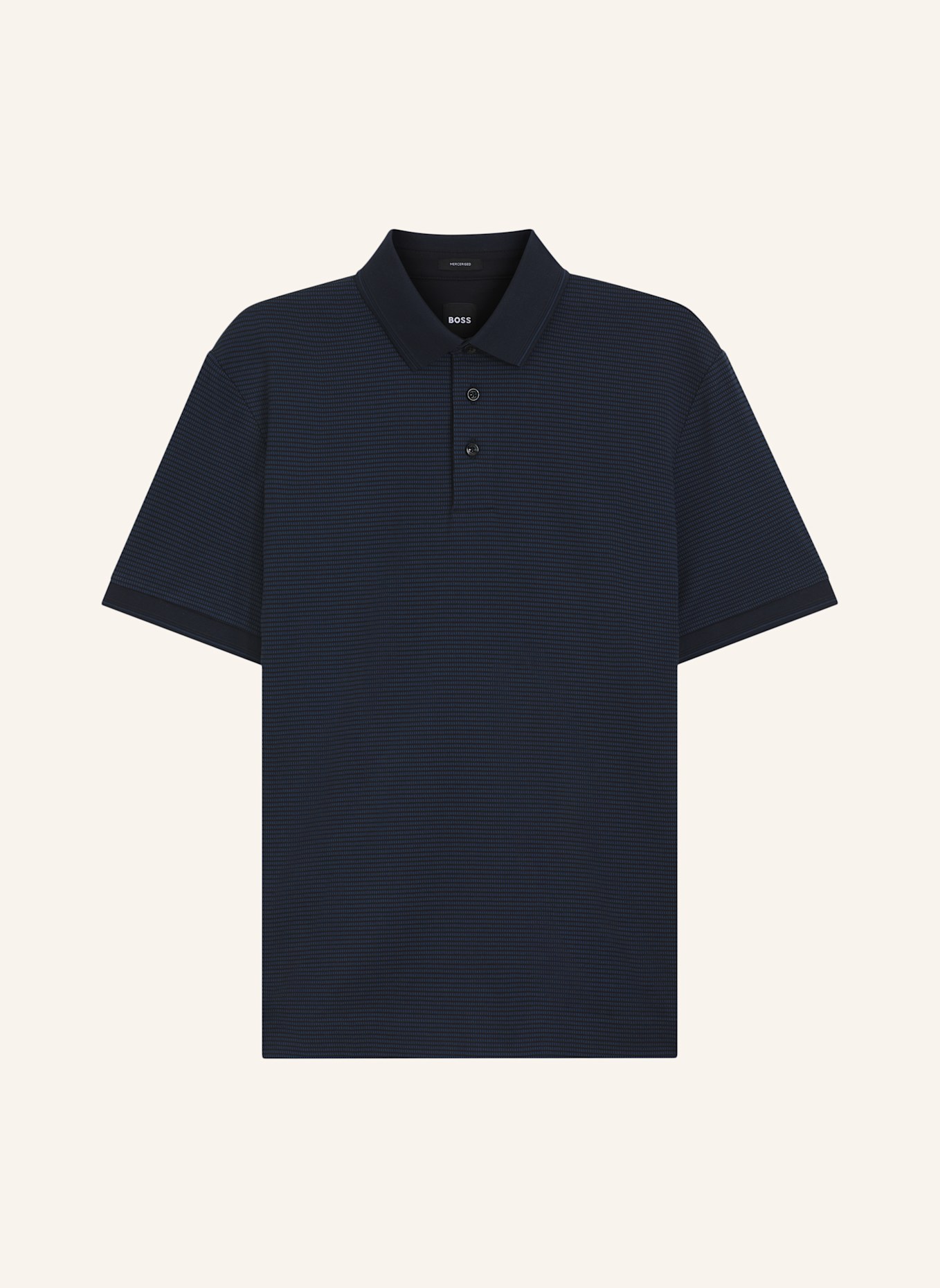 BOSS Poloshirt H-PARLAY 242 Regular Fit: DUNKELBLAU