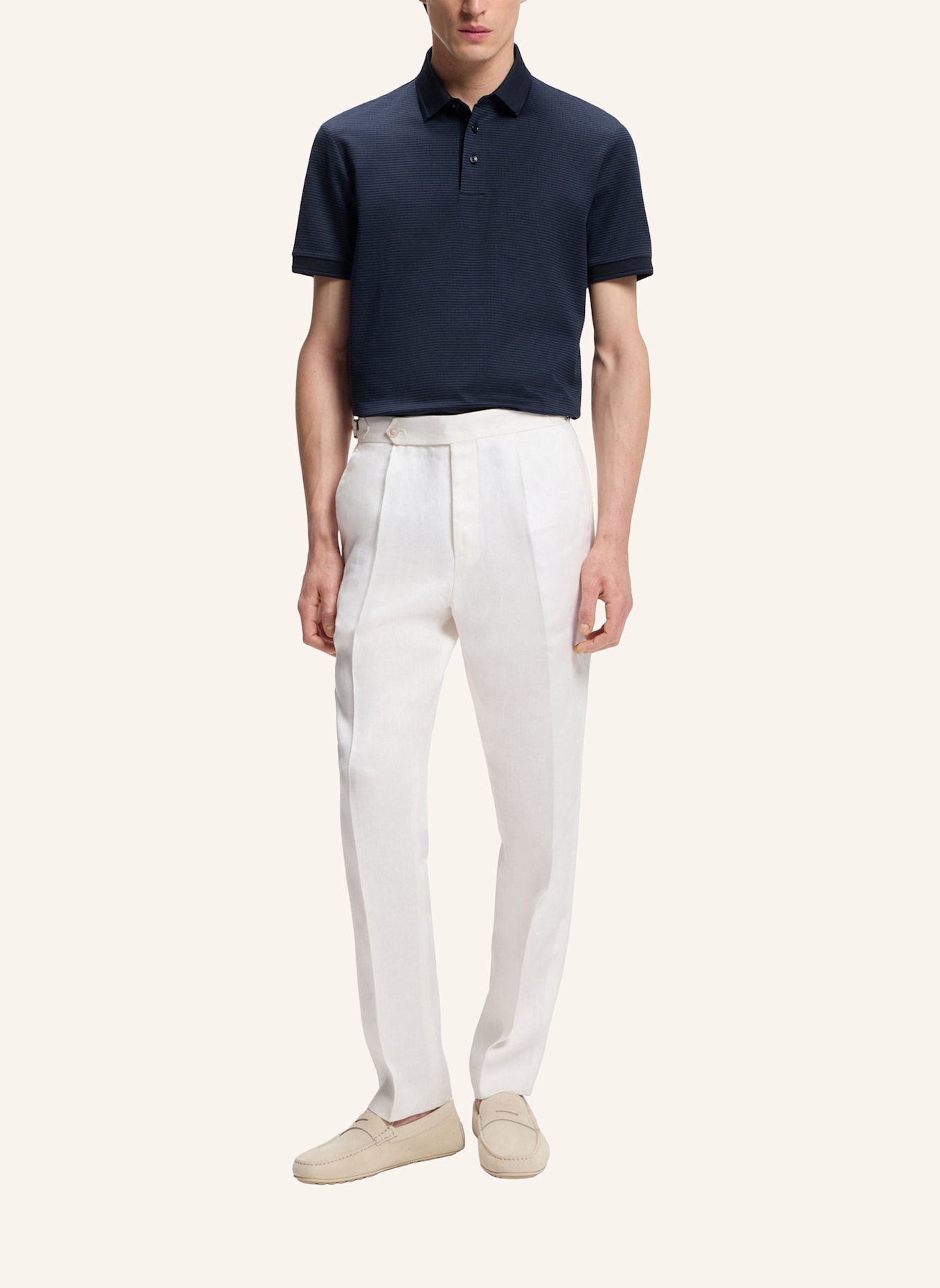 BOSS Poloshirt H-PARLAY 242 Regular Fit: DUNKELBLAU