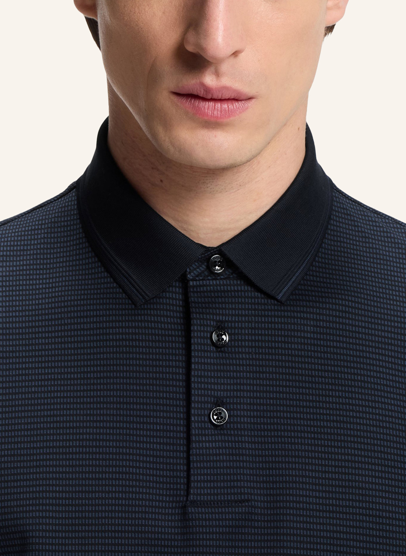 BOSS Poloshirt H-PARLAY 242 Regular Fit: DUNKELBLAU