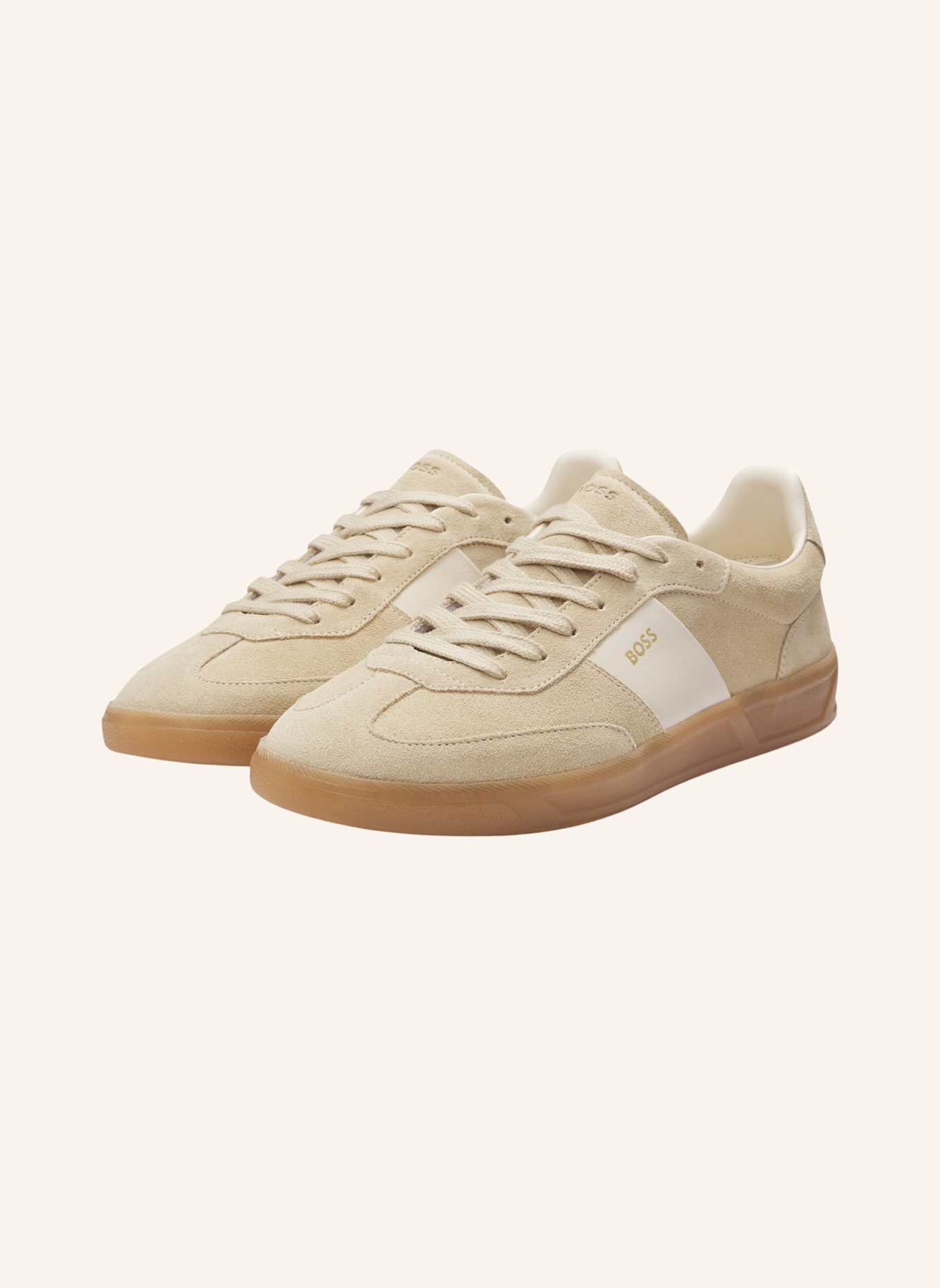 BOSS Turnschuh BRENTA_TENN_SDLT: BEIGE
