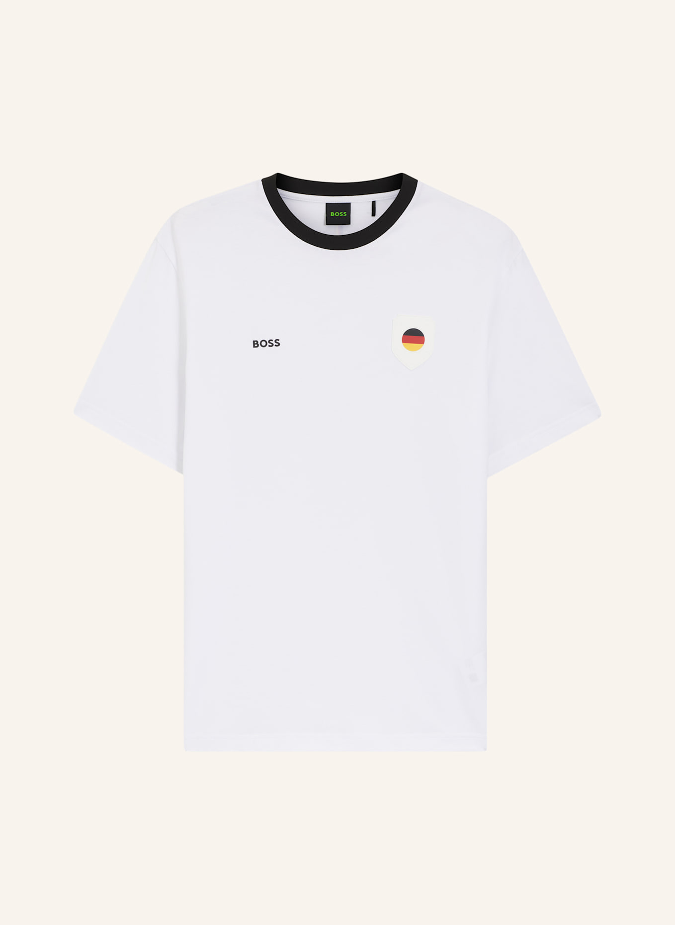 BOSS T-Shirt TS_BB BC LUX TEE Regular Fit: WEISS