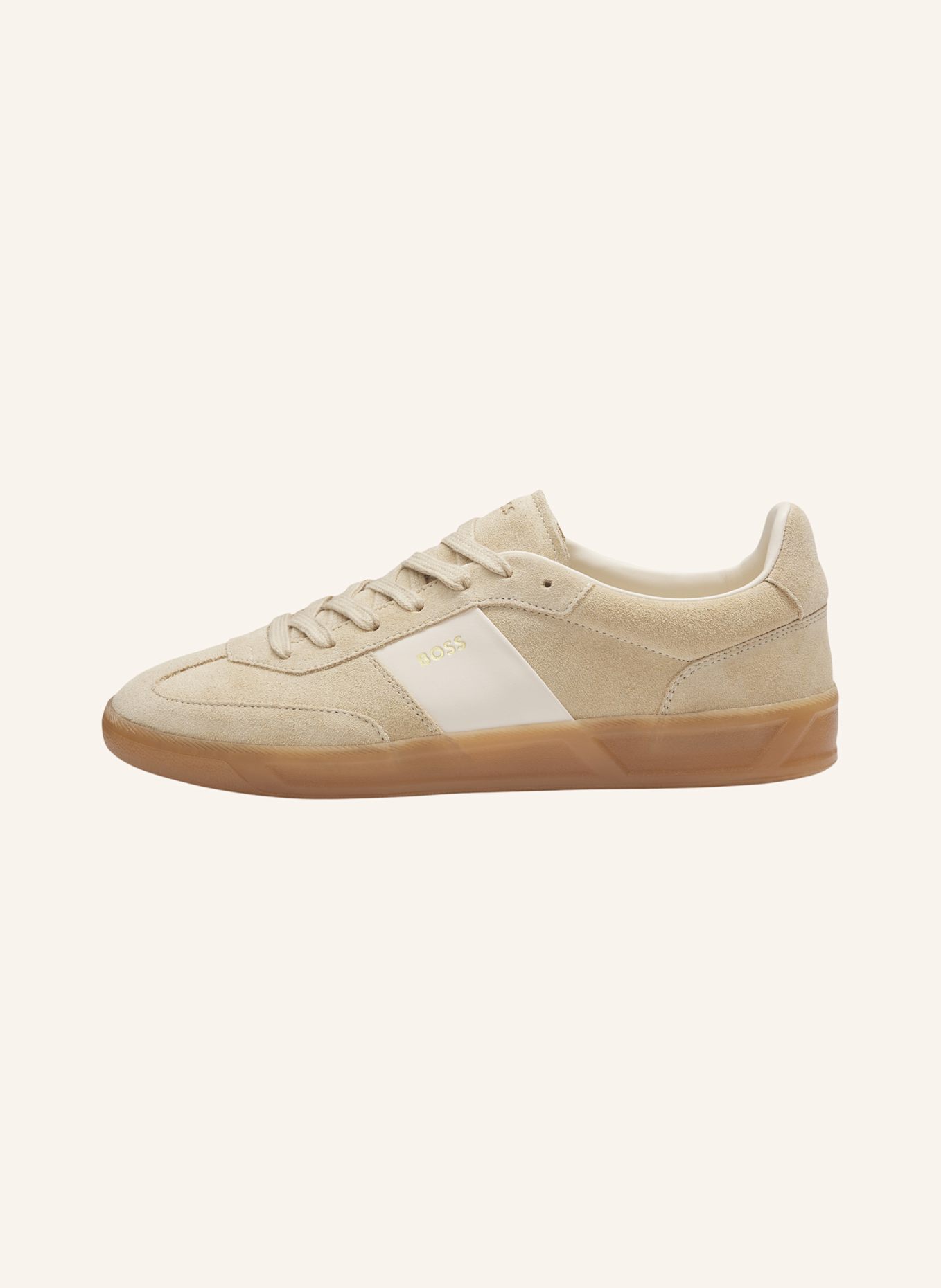 BOSS Turnschuh BRENTA_TENN_SDLT: BEIGE