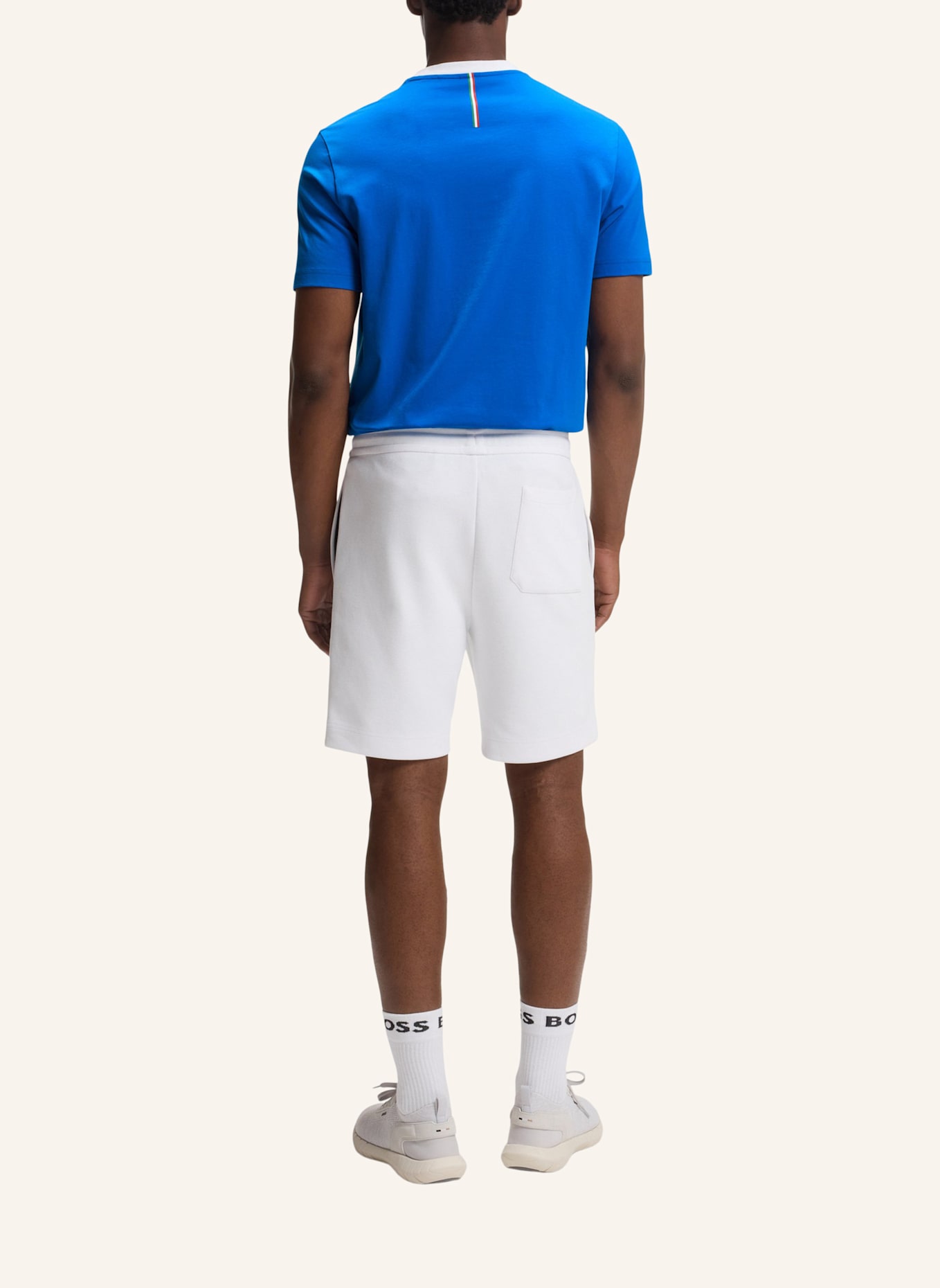 BOSS T-Shirt TS_BB BC LUX TEE Regular Fit: BLAU