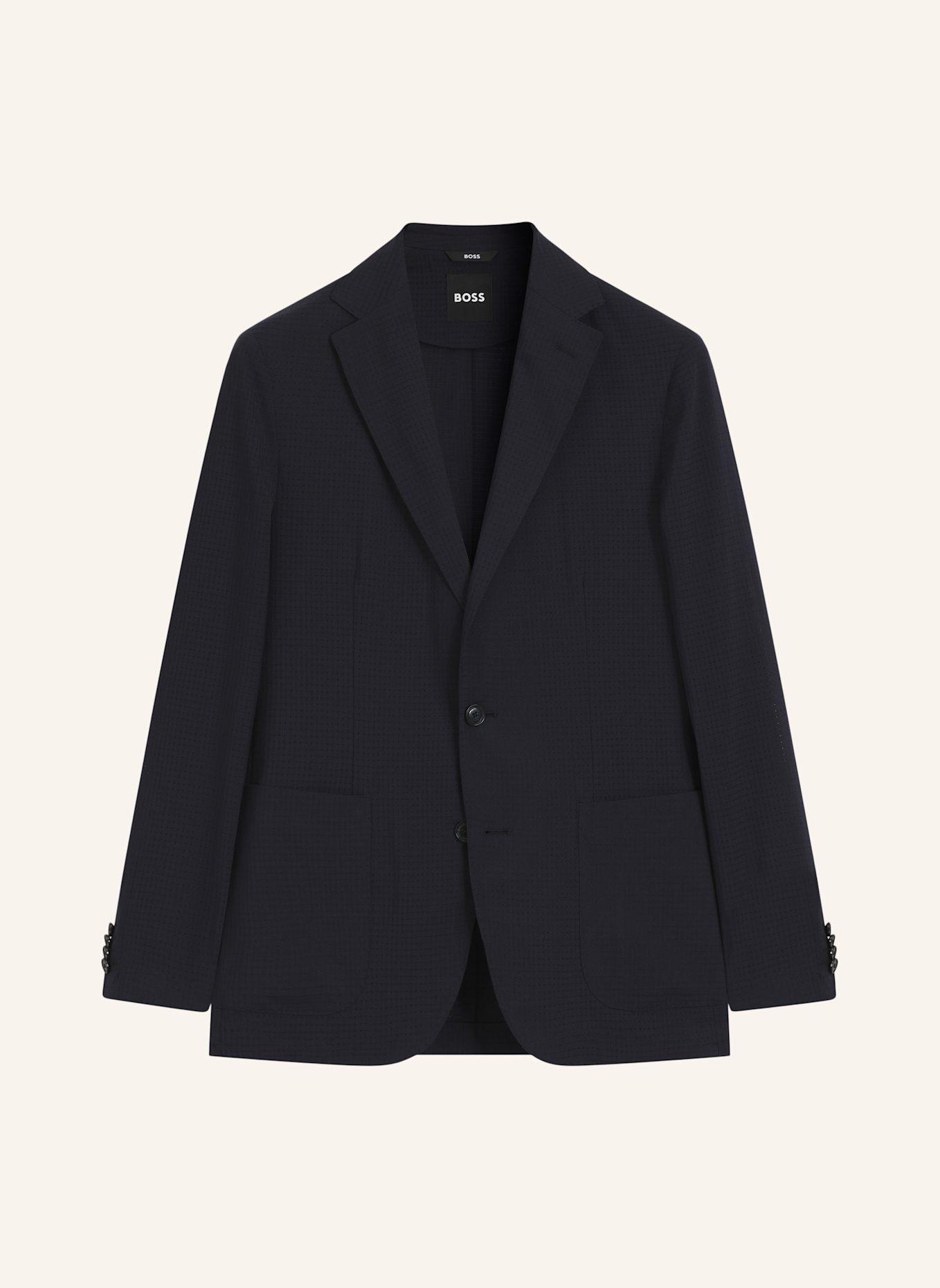 BOSS Blazer P-HANRY-WG-PK-262F Slim Fit: DUNKELBLAU