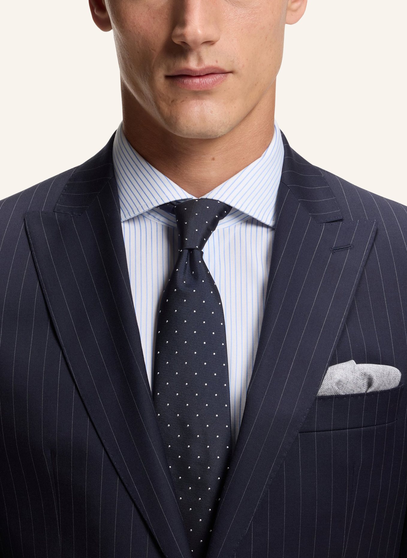 BOSS Krawatte H-TIE CM 7.5 253: DUNKELBLAU