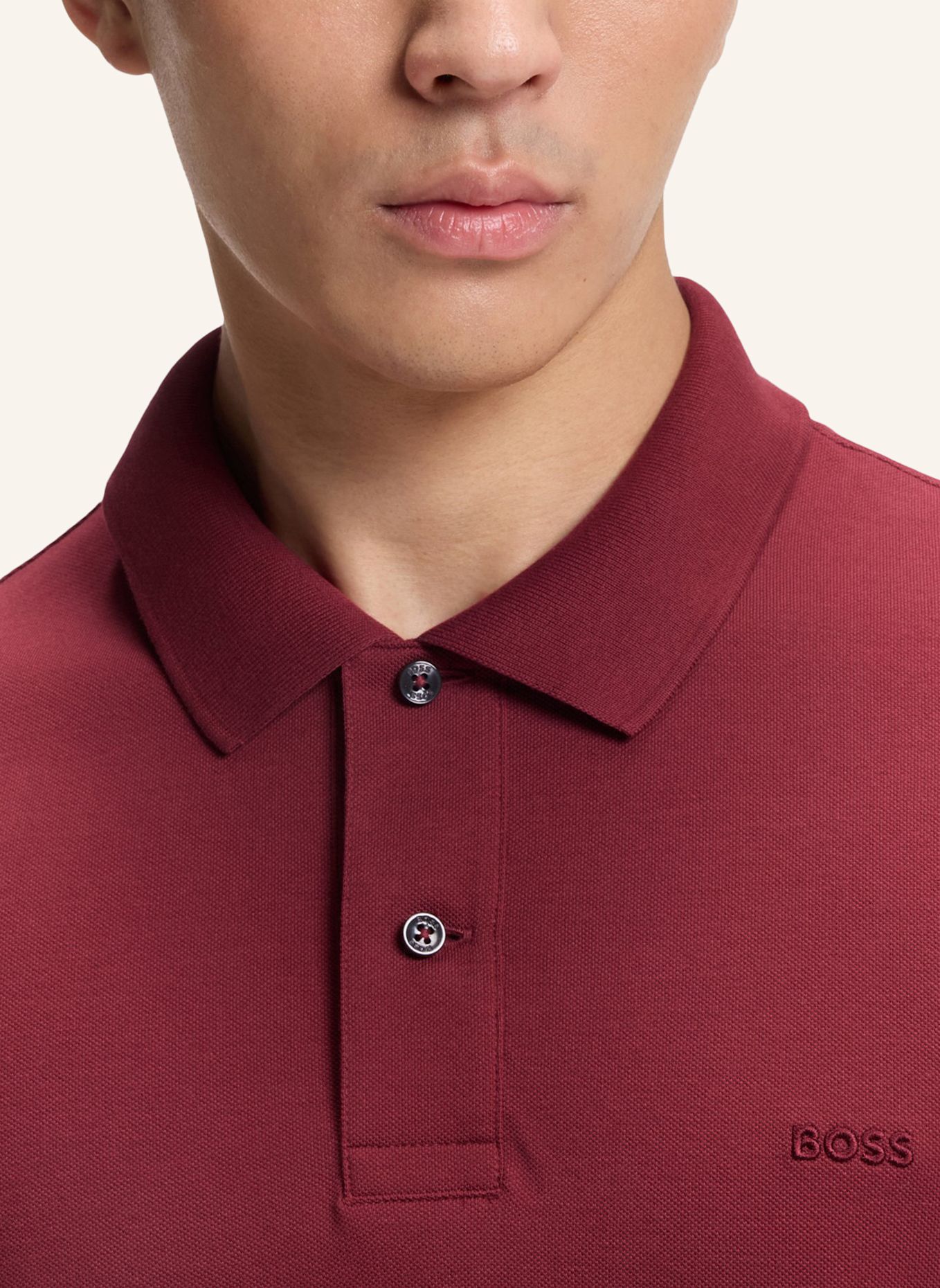 BOSS Poloshirt PALLAS Regular Fit: ROT