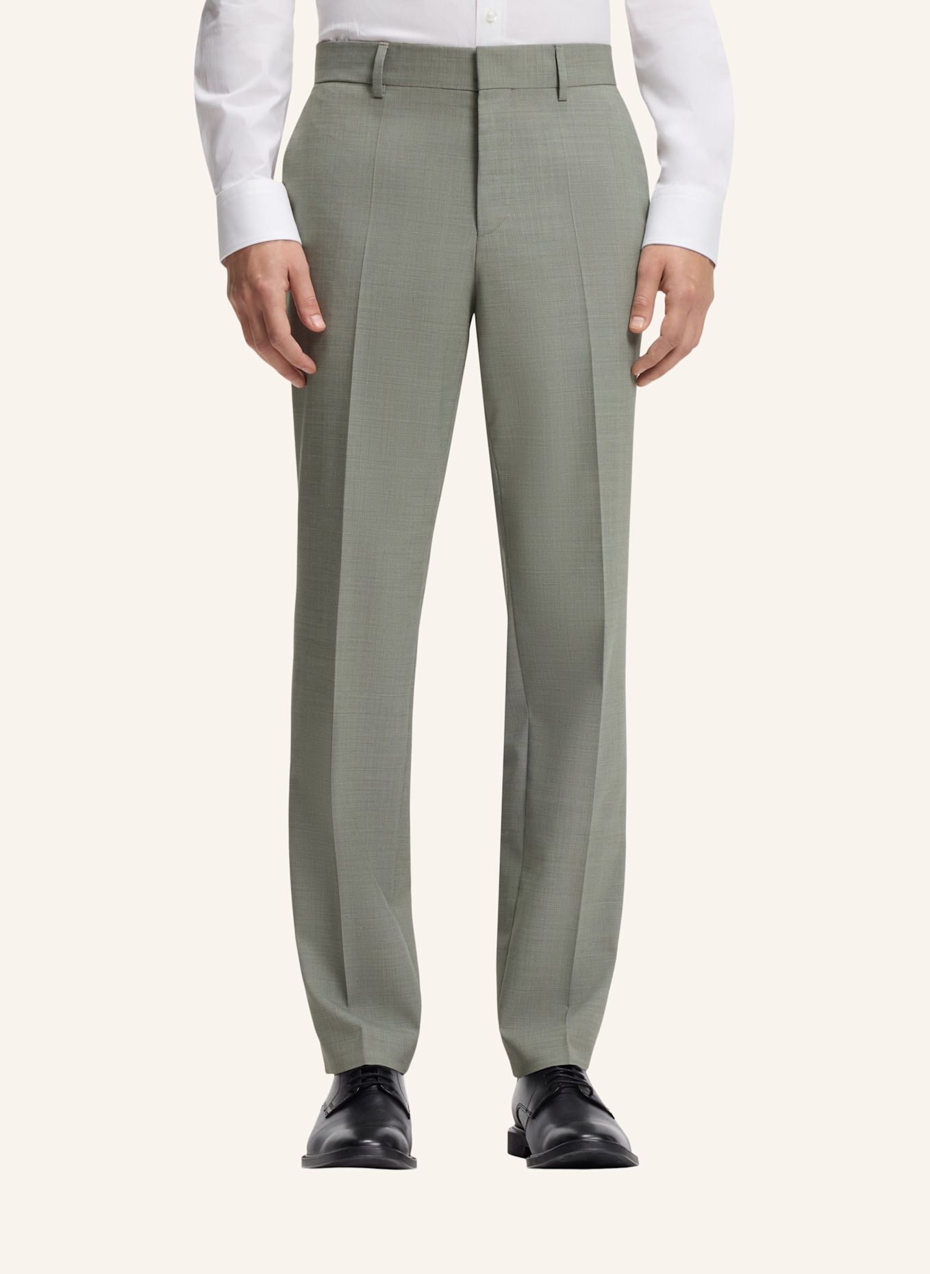 HUGO Business Anzug HENRY-GETLIN253X Slim Fit: HELLGRÜN