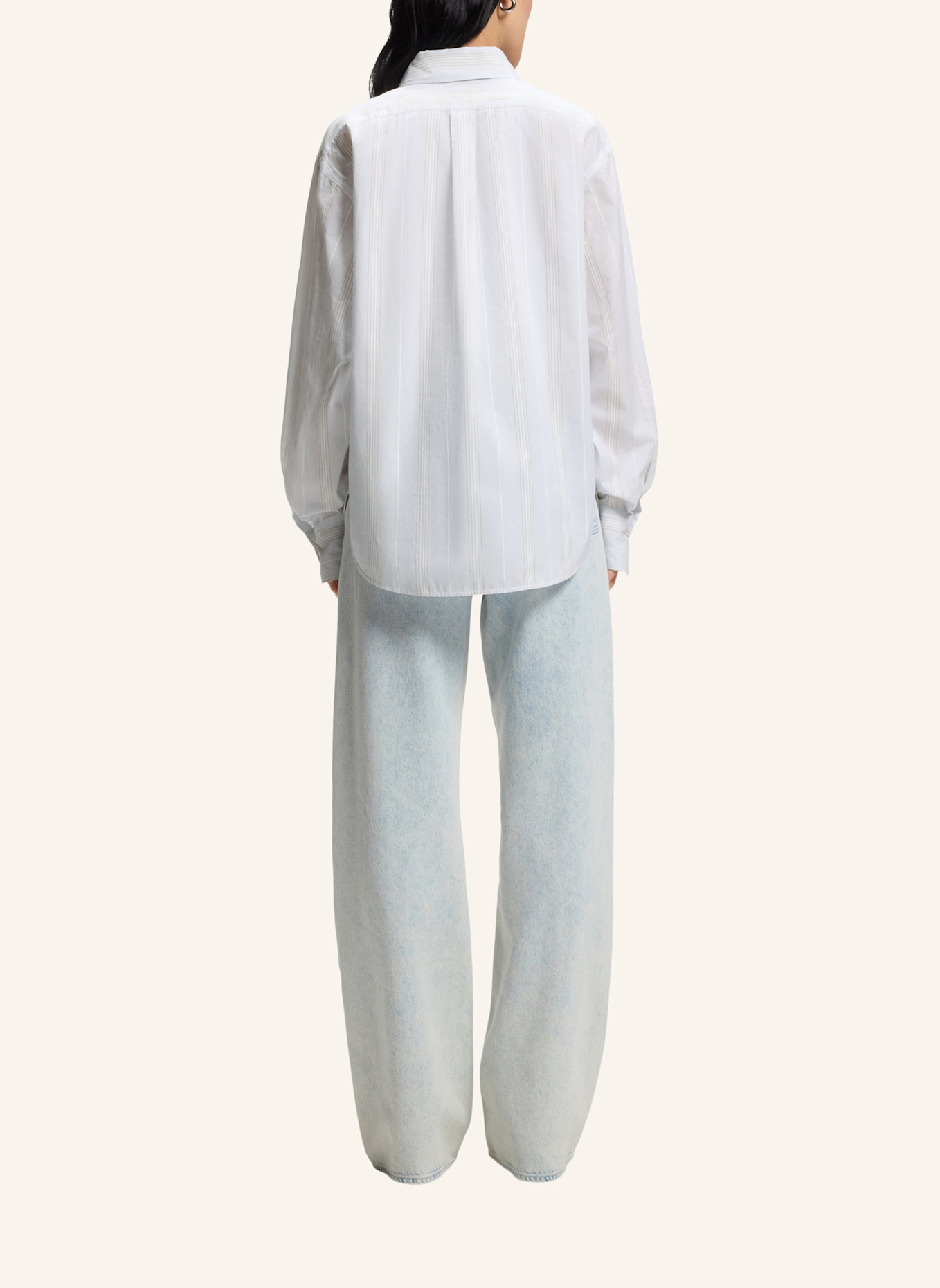 BOSS Business Bluse SATURDAY_1 Relaxed Fit: HELLBLAU