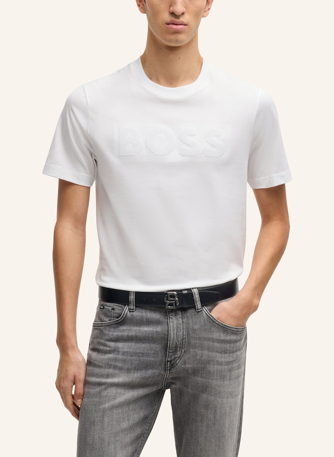 BOSS Business Gürtel B_ICON-G_SZ35: SCHWARZ