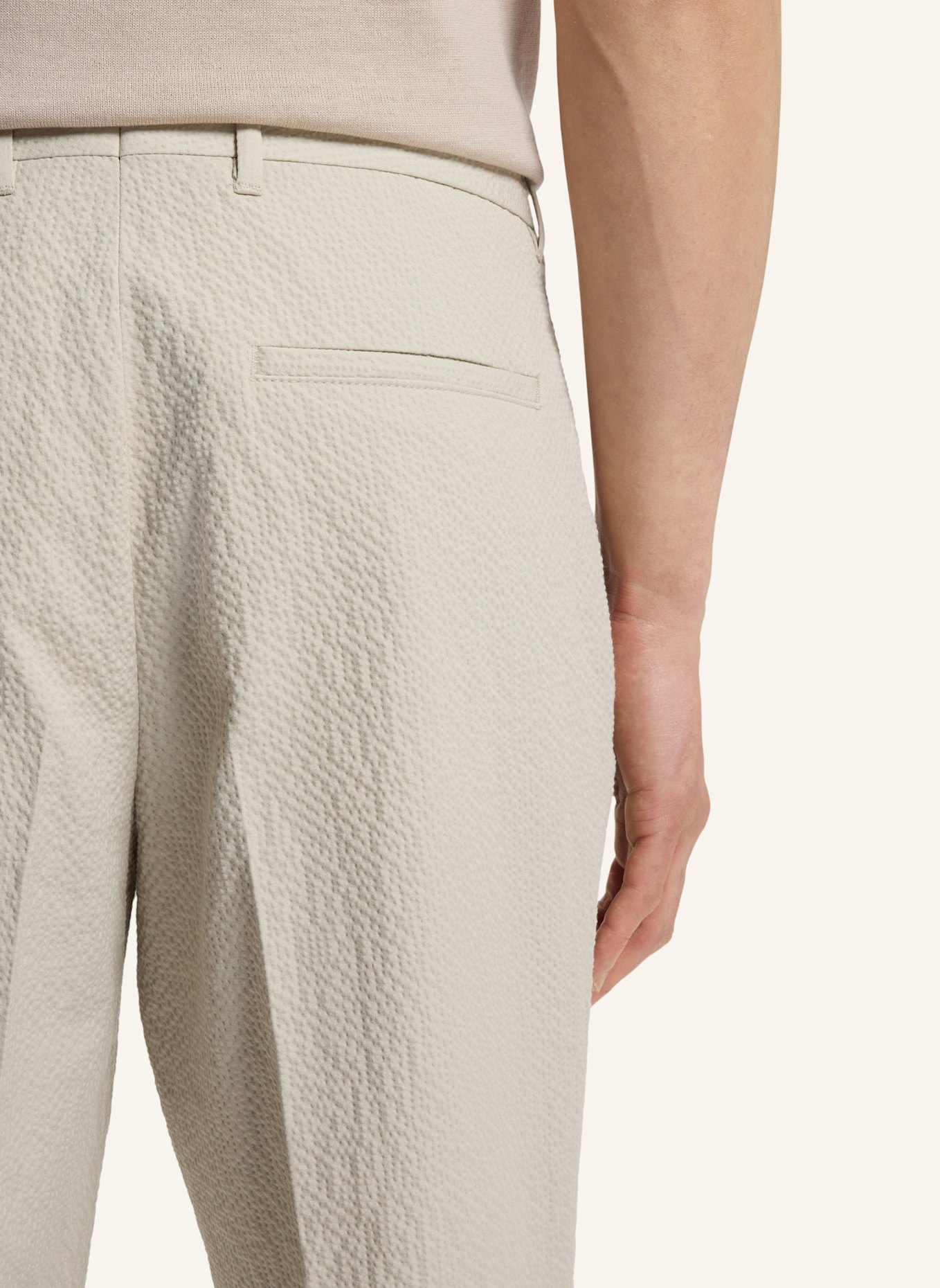 BOSS Business Hose C-PERIN-262 Tapered Fit: BEIGE