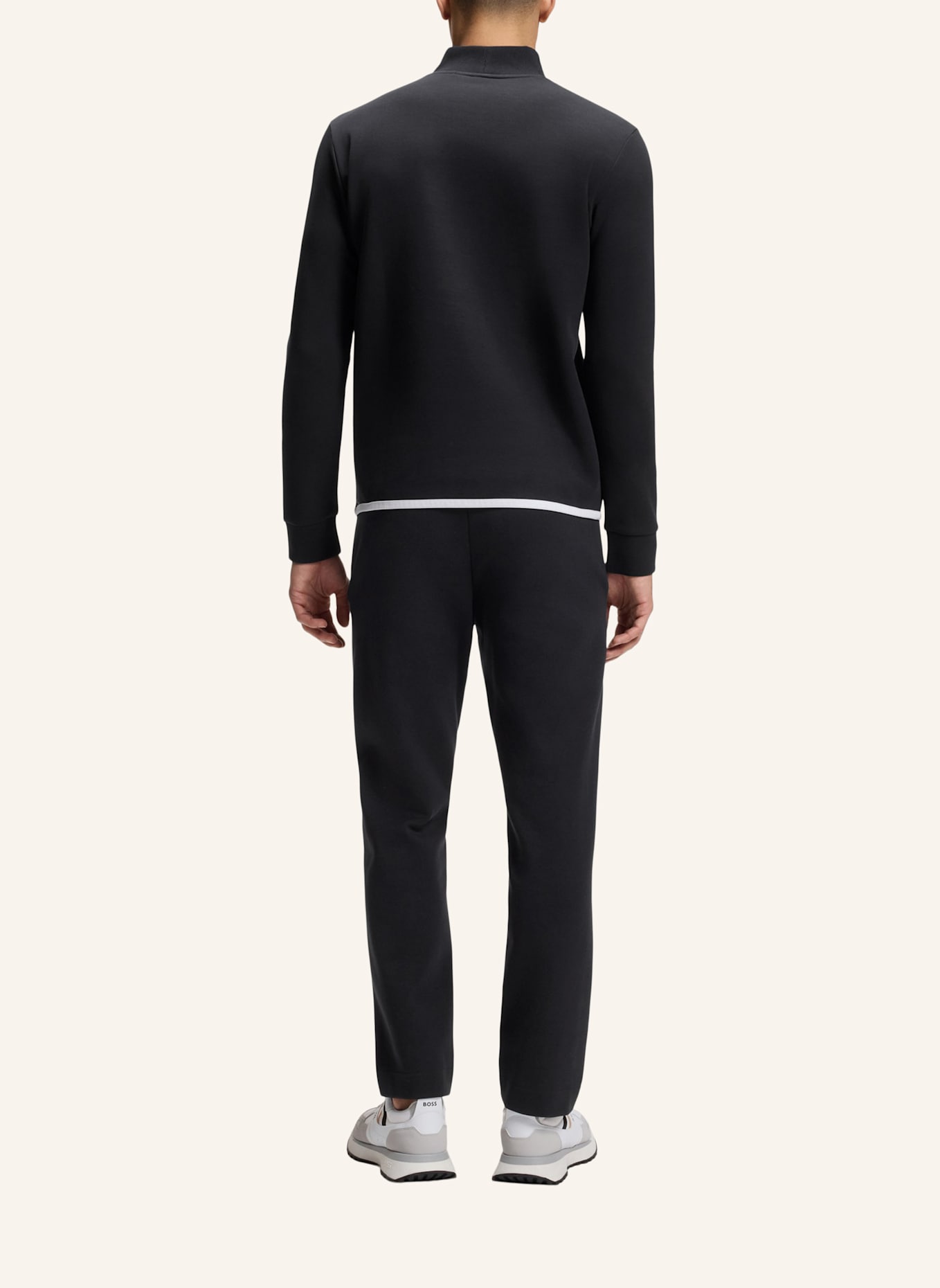 BOSS Sweatshirt SALBOCK 1_IN Regular Fit: DUNKELBLAU