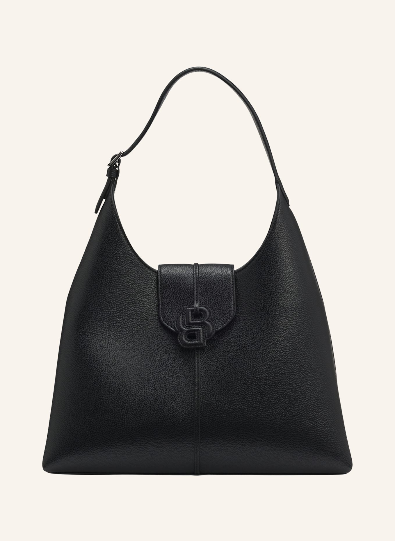 BOSS Umhängetasche ANETT NEW BIG HOBO: SCHWARZ