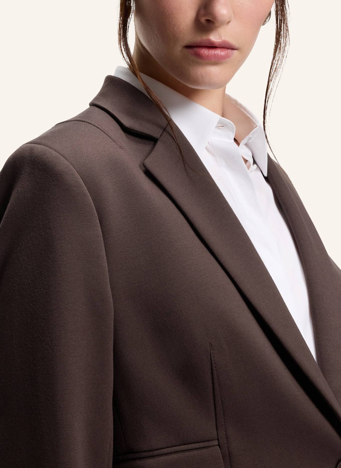 BOSS Blazer JIA14 Slim Fit: DUNKELBRAUN