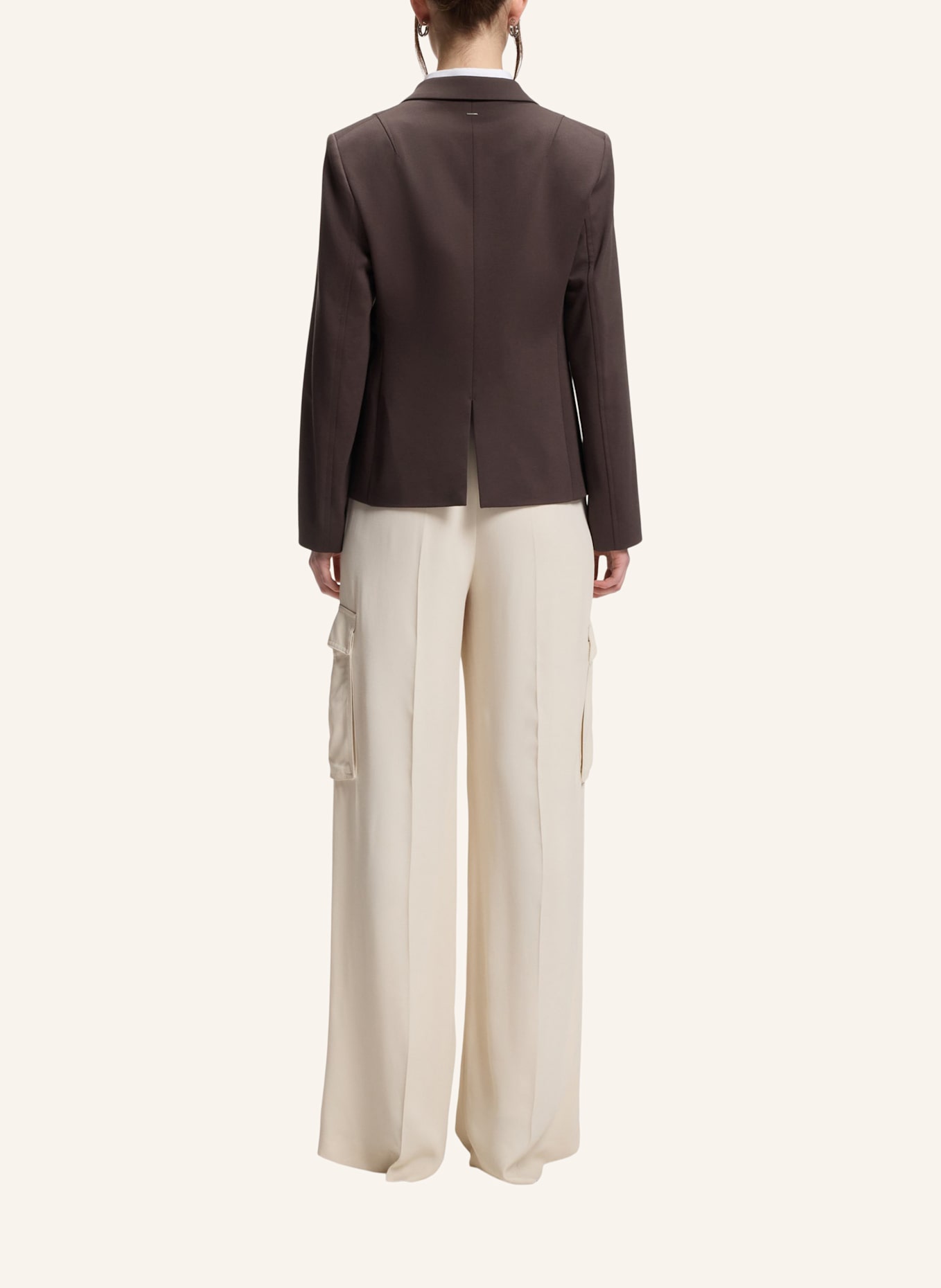 BOSS Blazer JIA14 Slim Fit: DUNKELBRAUN