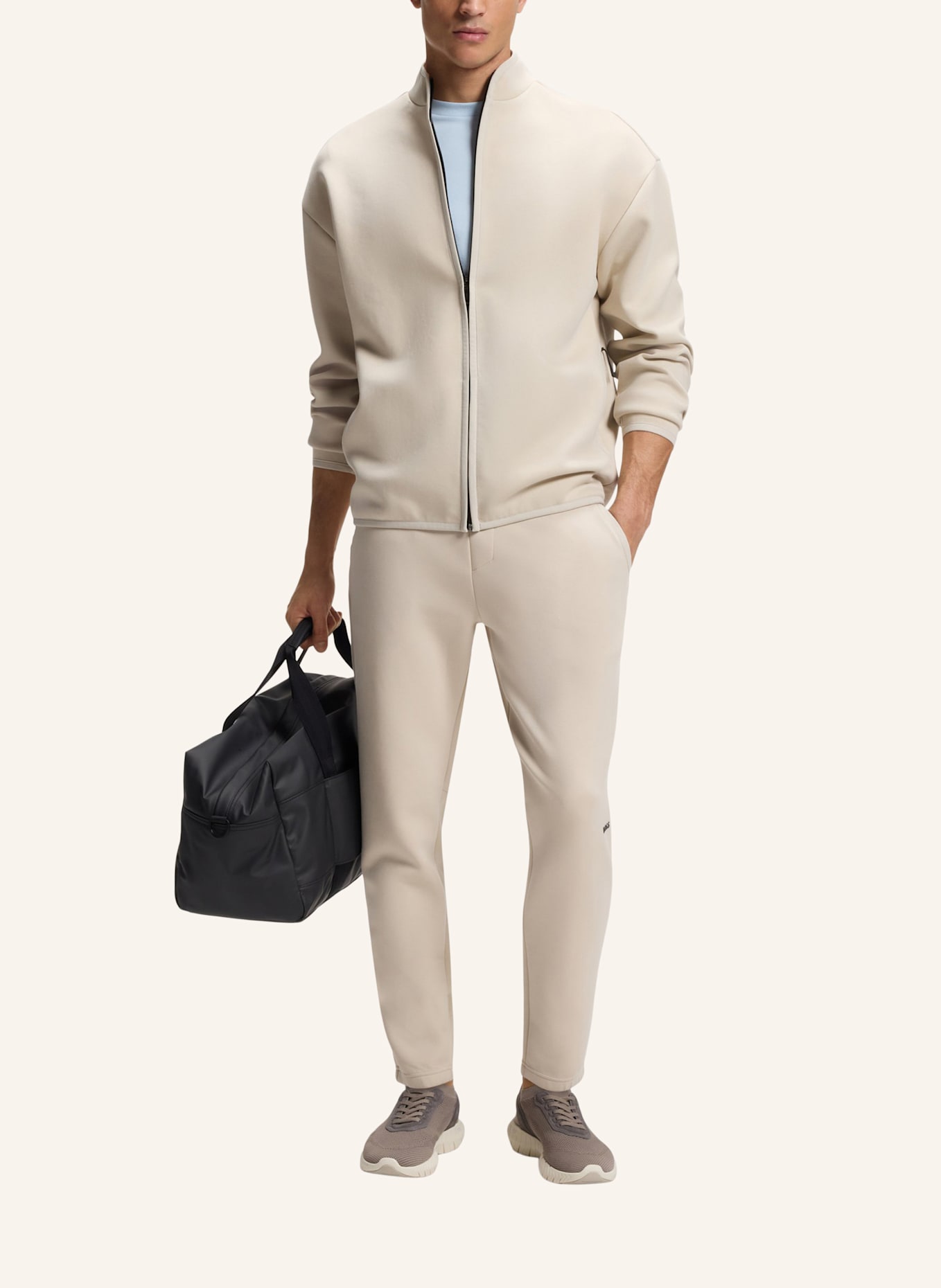 BOSS Casual Hose JT_GLOBE LONG Regular Fit: BEIGE