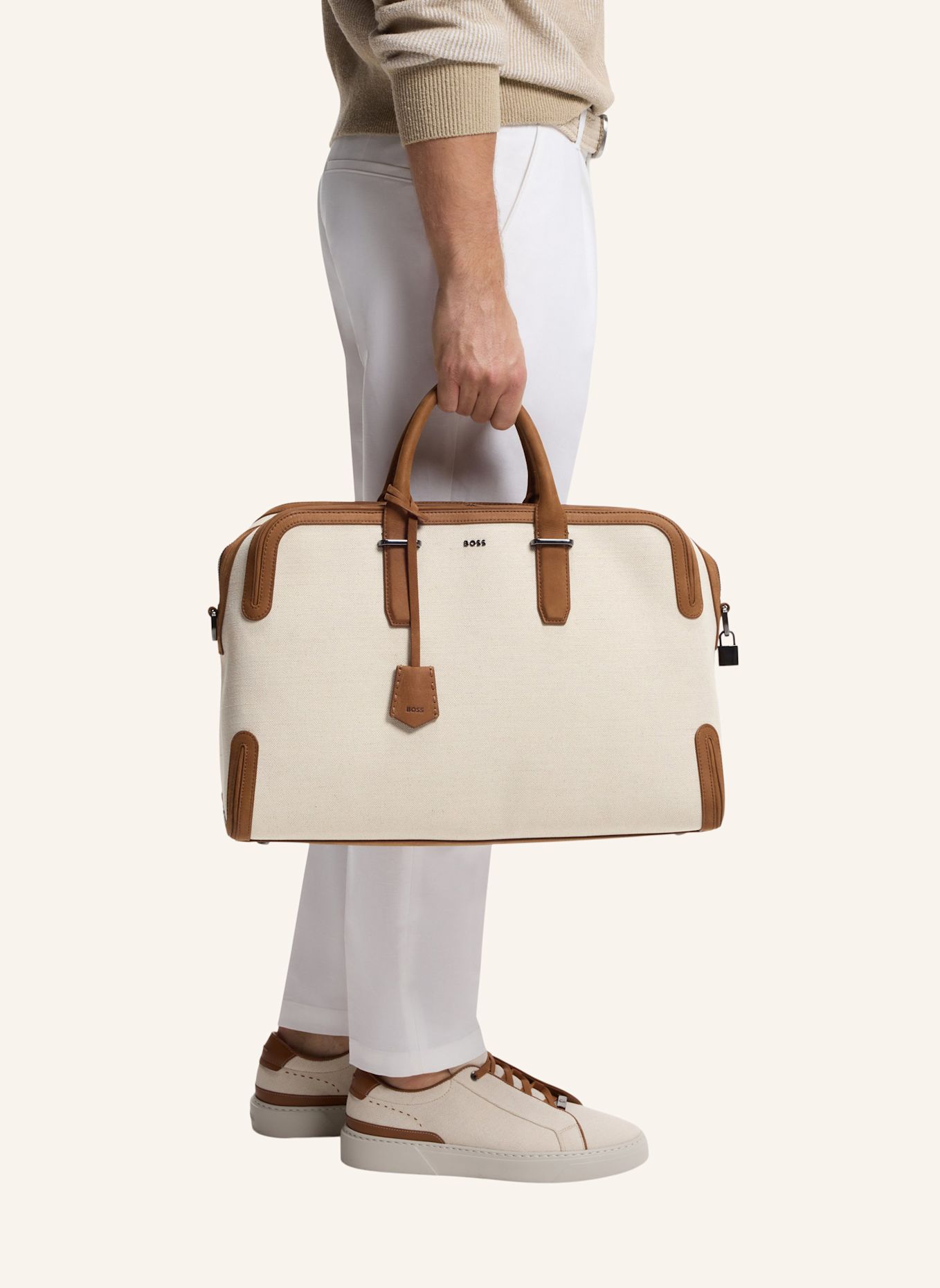 BOSS Reisetasche MADISON-B1_CV_HOLDAL: BEIGE