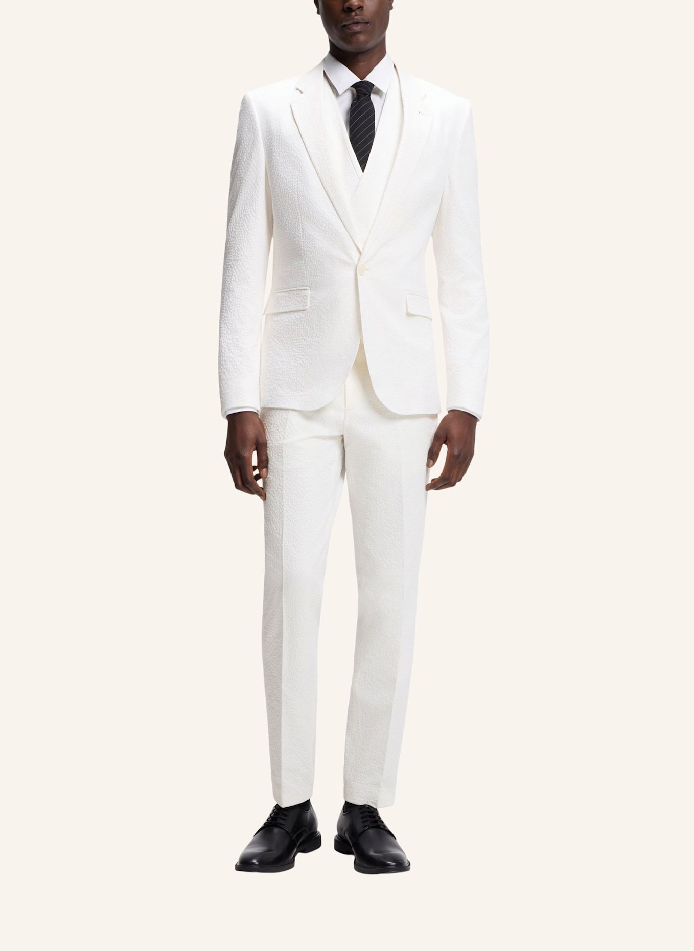 HUGO Business Anzug ARTI/HESTEN242V1X Extra-Slim Fit: WEISS