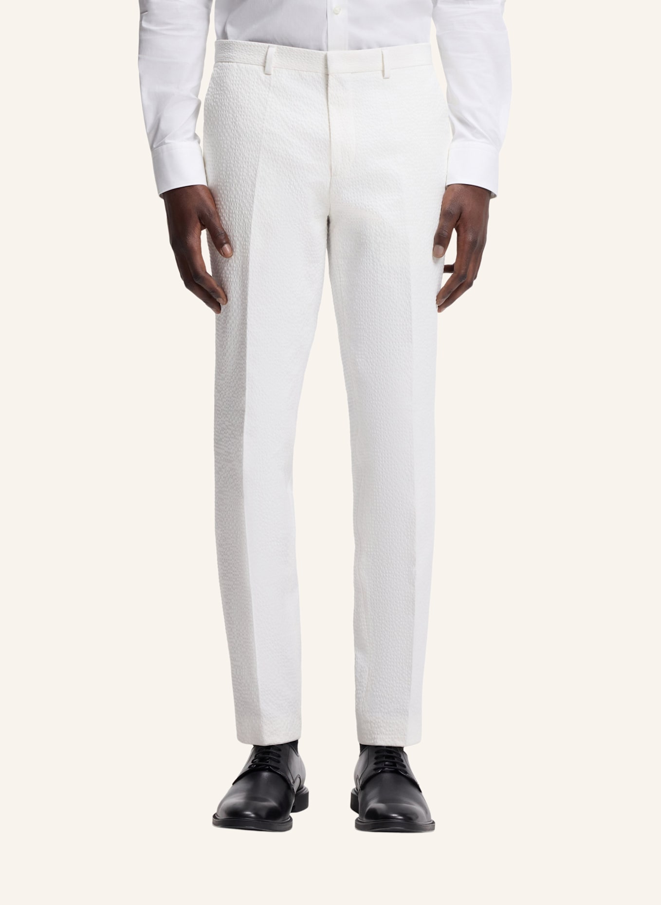 HUGO Business Anzug ARTI/HESTEN242V1X Extra-Slim Fit: WEISS