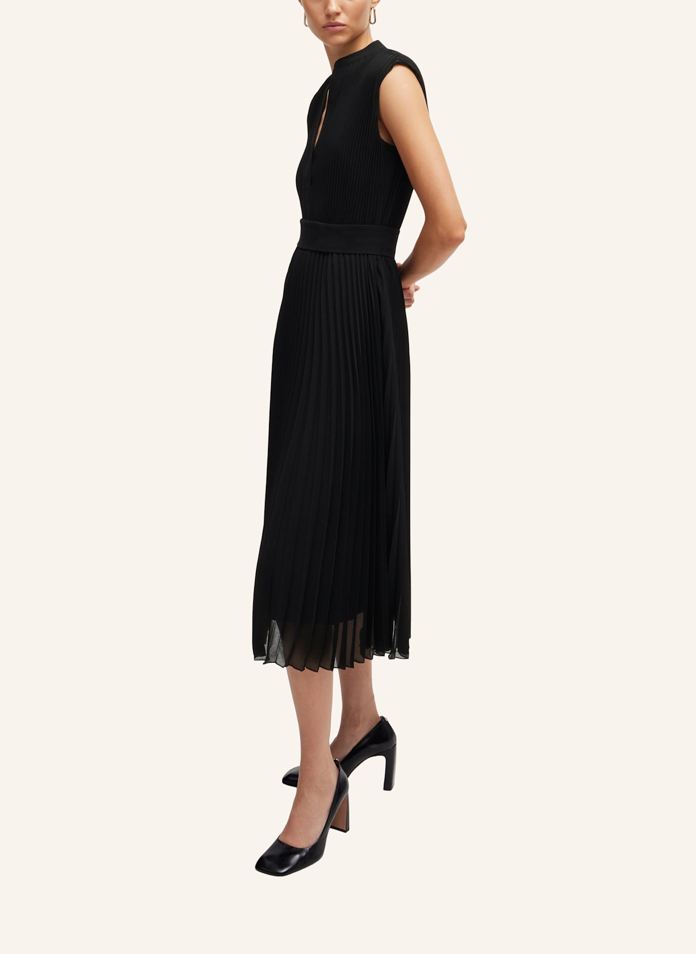 BOSS Business Kleid DILOH2 Regular Fit: SCHWARZ