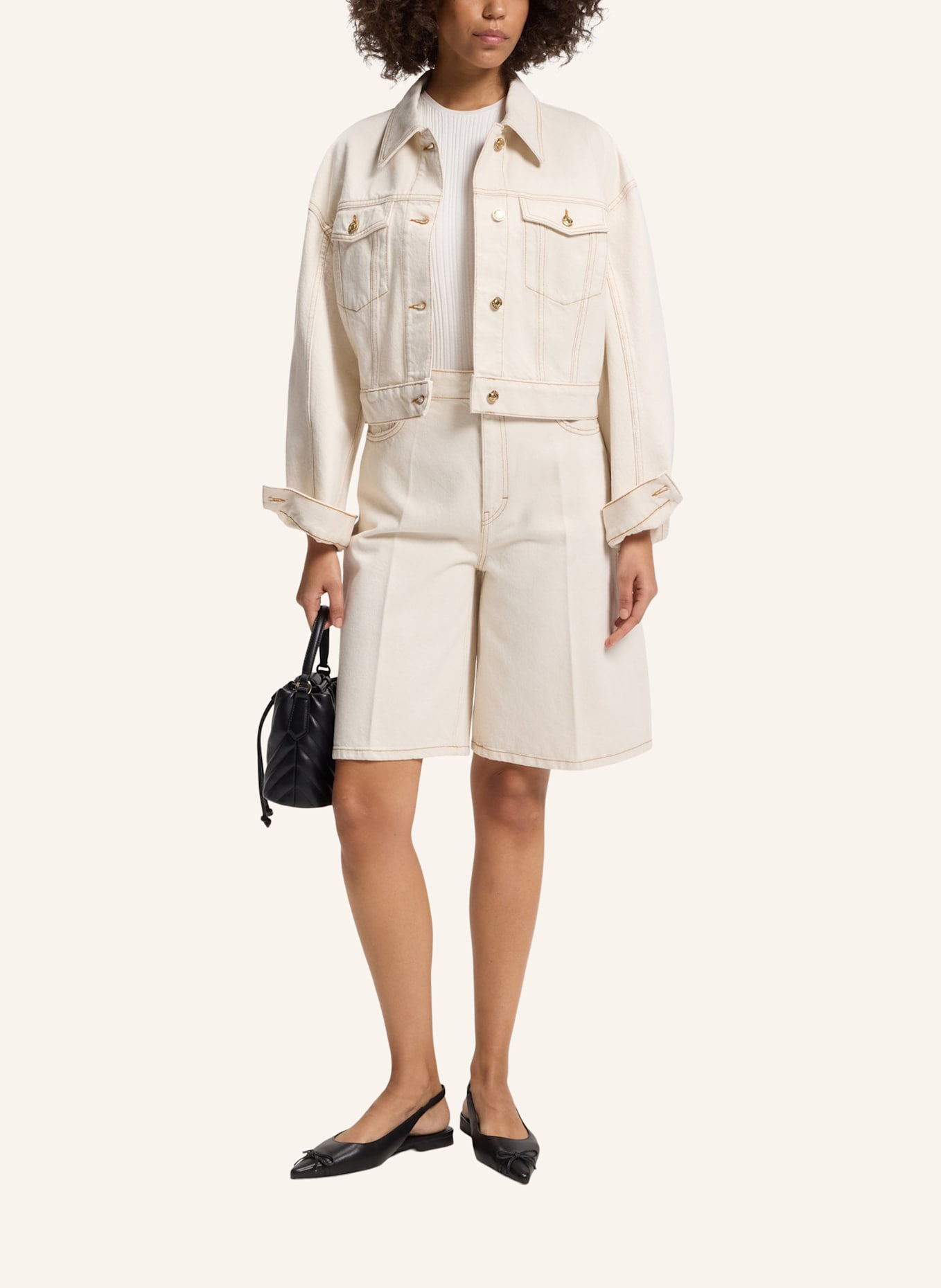 HUGO Casual Top SAREPLA Slim Fit: WEISS