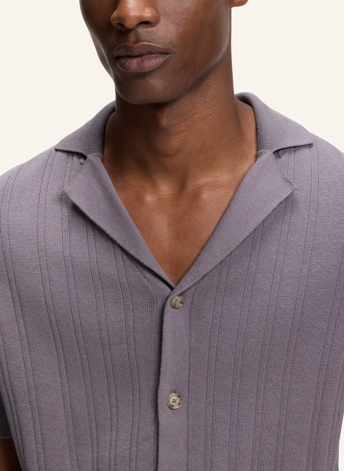 BOSS Strickjacke C-NERI Regular Fit: LILA