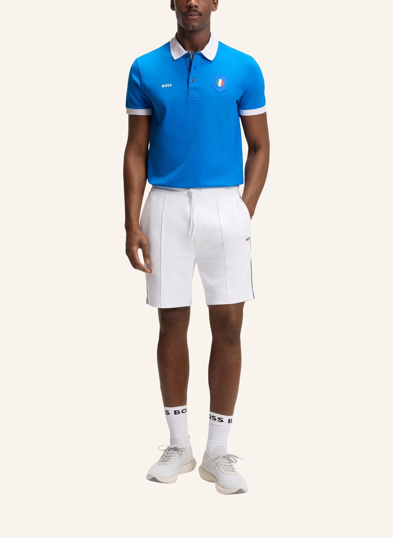 BOSS Poloshirt PL_BB BC LUX PADDY Regular Fit: BLAU